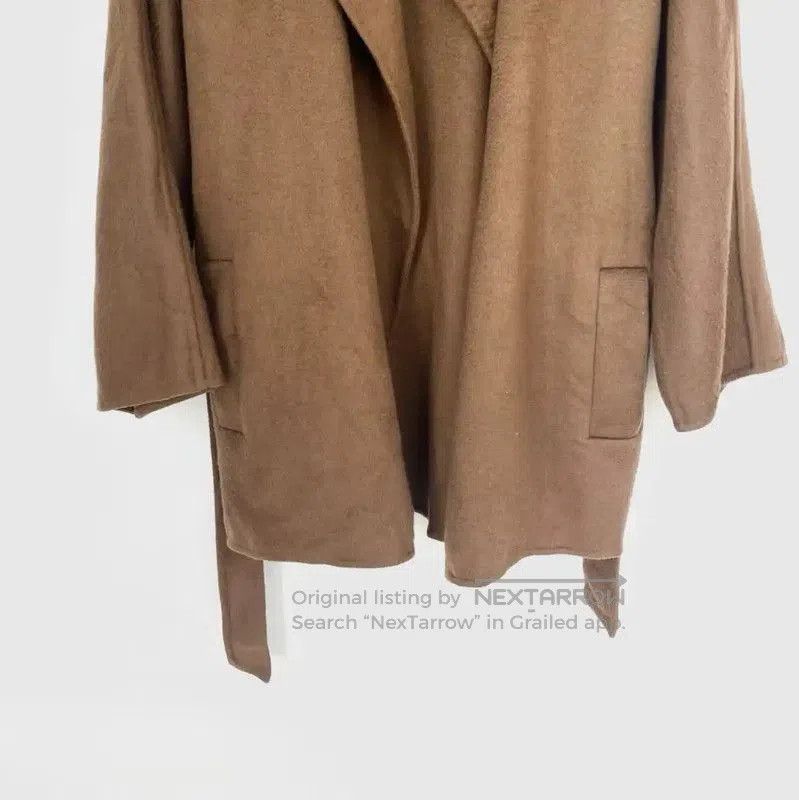 Max Mara MaxMara Deep Brown Wool Mid-Length Coat . Size M / US 6-8 / IT 42-44 - 6 Thumbnail