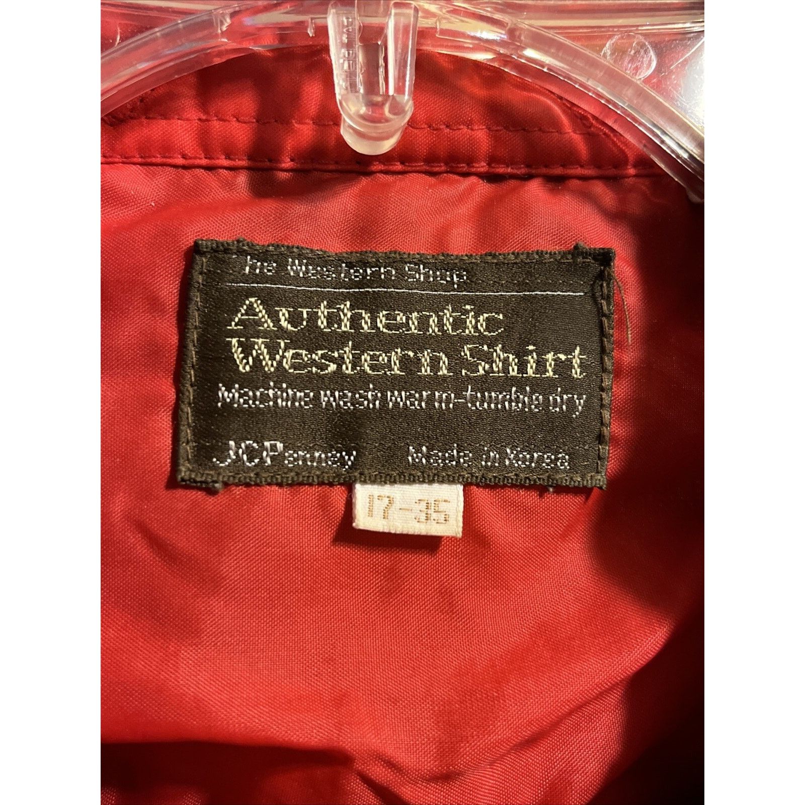JCPenney JCPenny The Western Shop Men’s Wool Shirt 17 17-35 Flannel Size US L / EU 52-54 / 3 - 3 Thumbnail