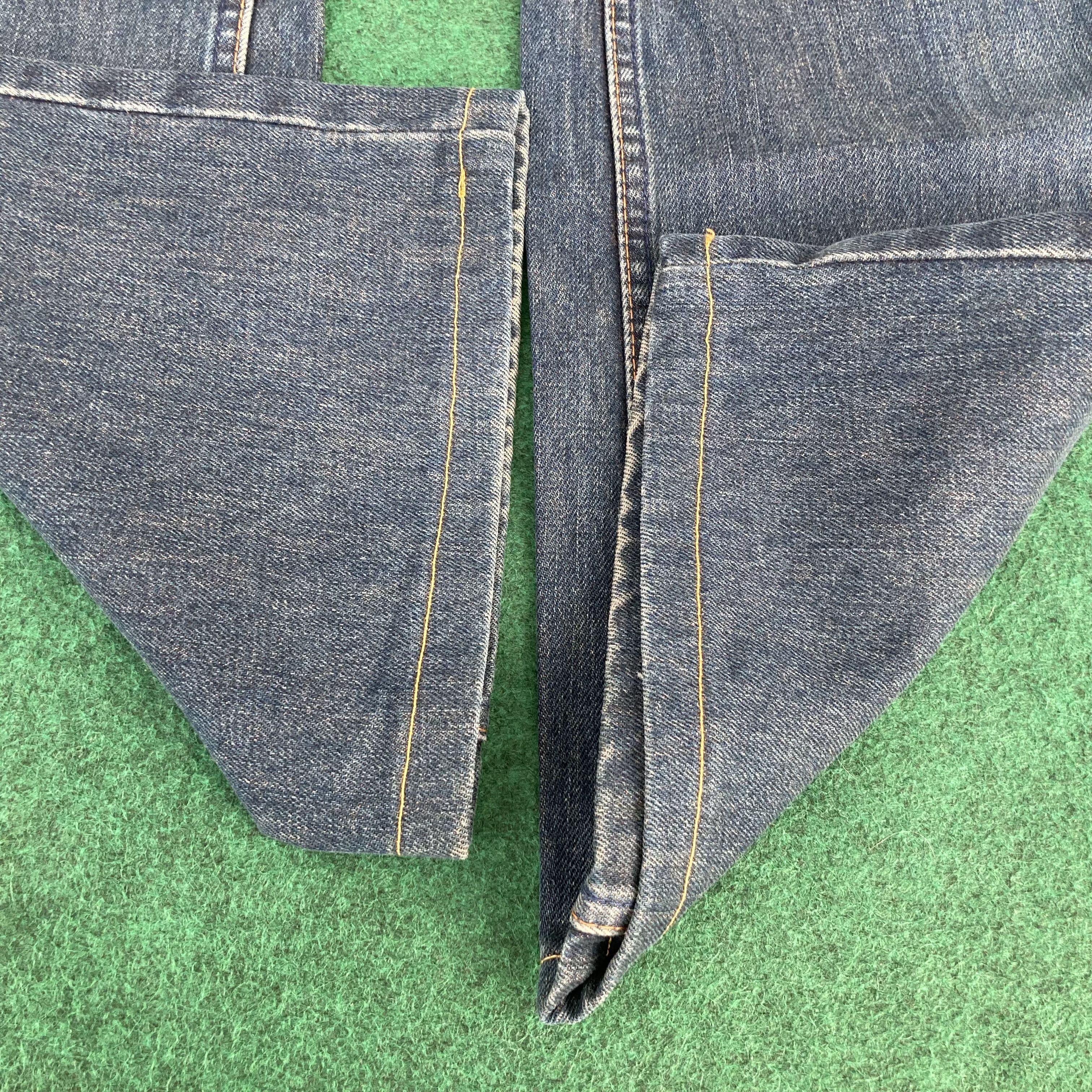 Levi's × Vintage Vtg Levis 857 Orange Tab Flared Denim Bootcut Jeans Size US 26 / EU 42 - 8 Thumbnail