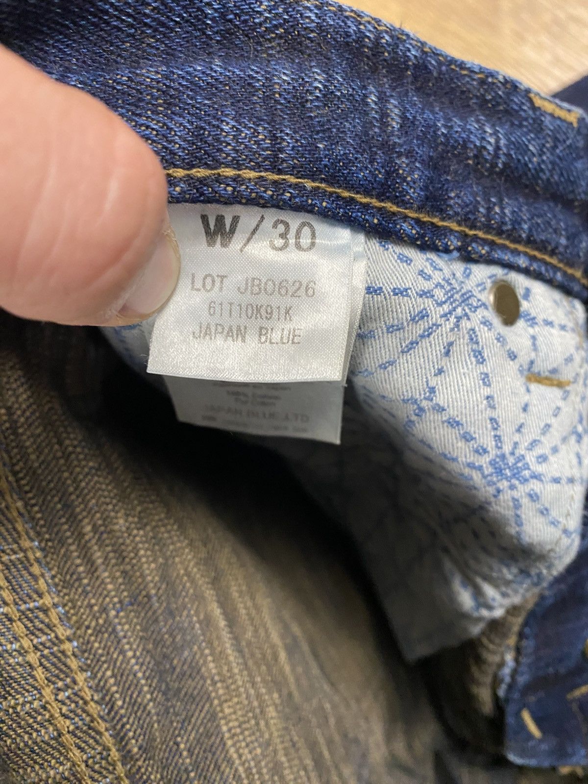 Japan Blue × Japanese Brand × Salvage Japan Blue JB0626 “Godzilla” 18oz Selvedge Denim Jeans Size US 30 / EU 46 - 3 Thumbnail