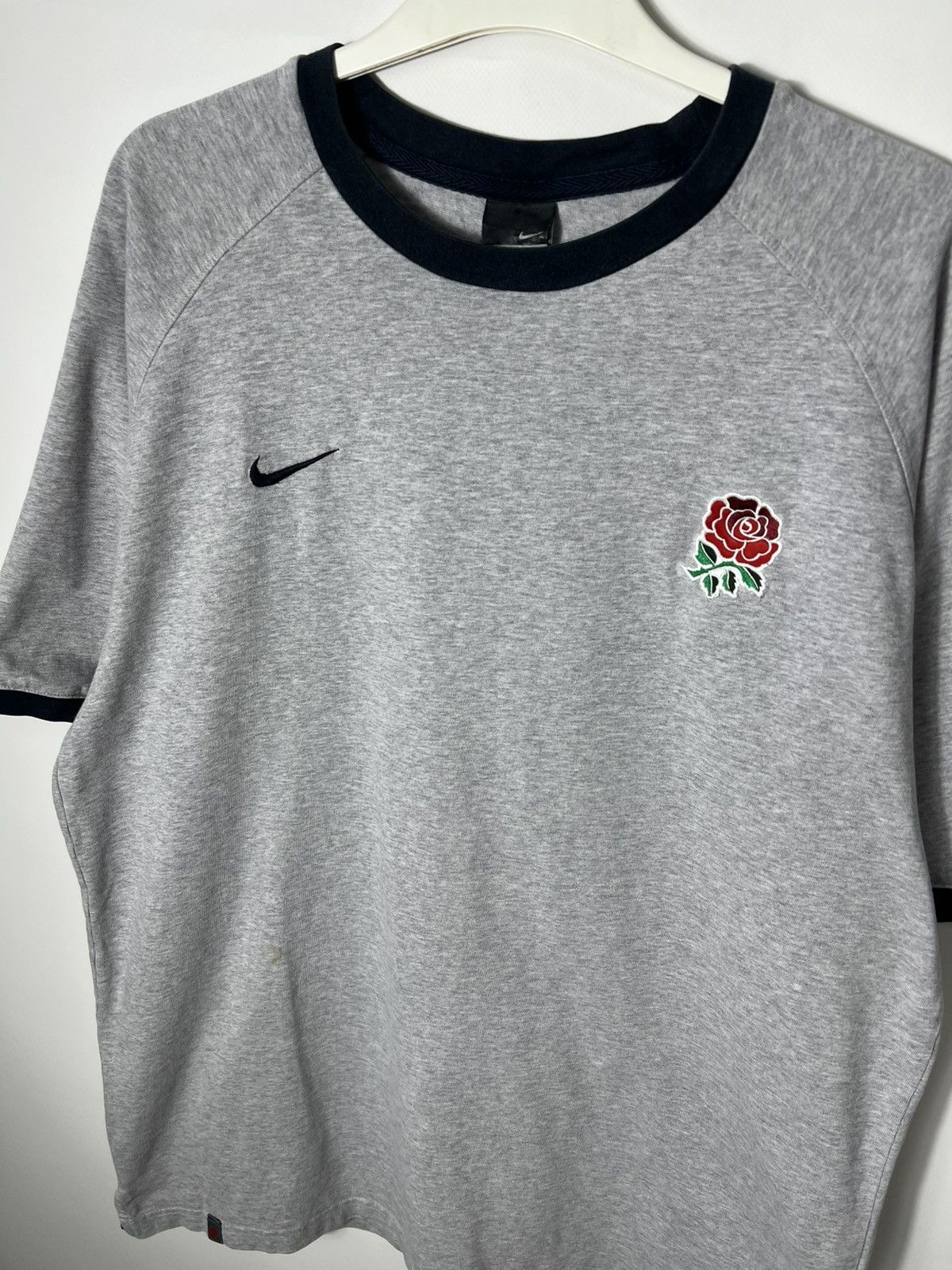 Nike Vintage sportswear sport Nike England Rugby Union T-shirt Size US XL / EU 56 / 4 - 2 Thumbnail