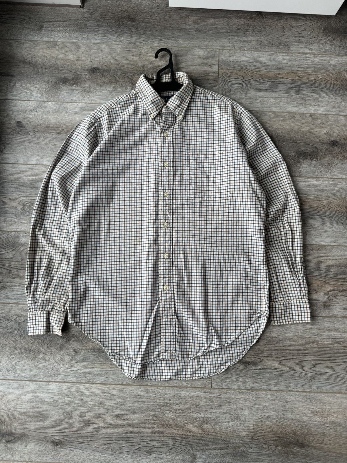 Polo Ralph Lauren Vintage Polo Ralph Lauren Plaid Long Sleeve Men's Shirt Size US M / EU 48-50 / 2 - 2 Thumbnail