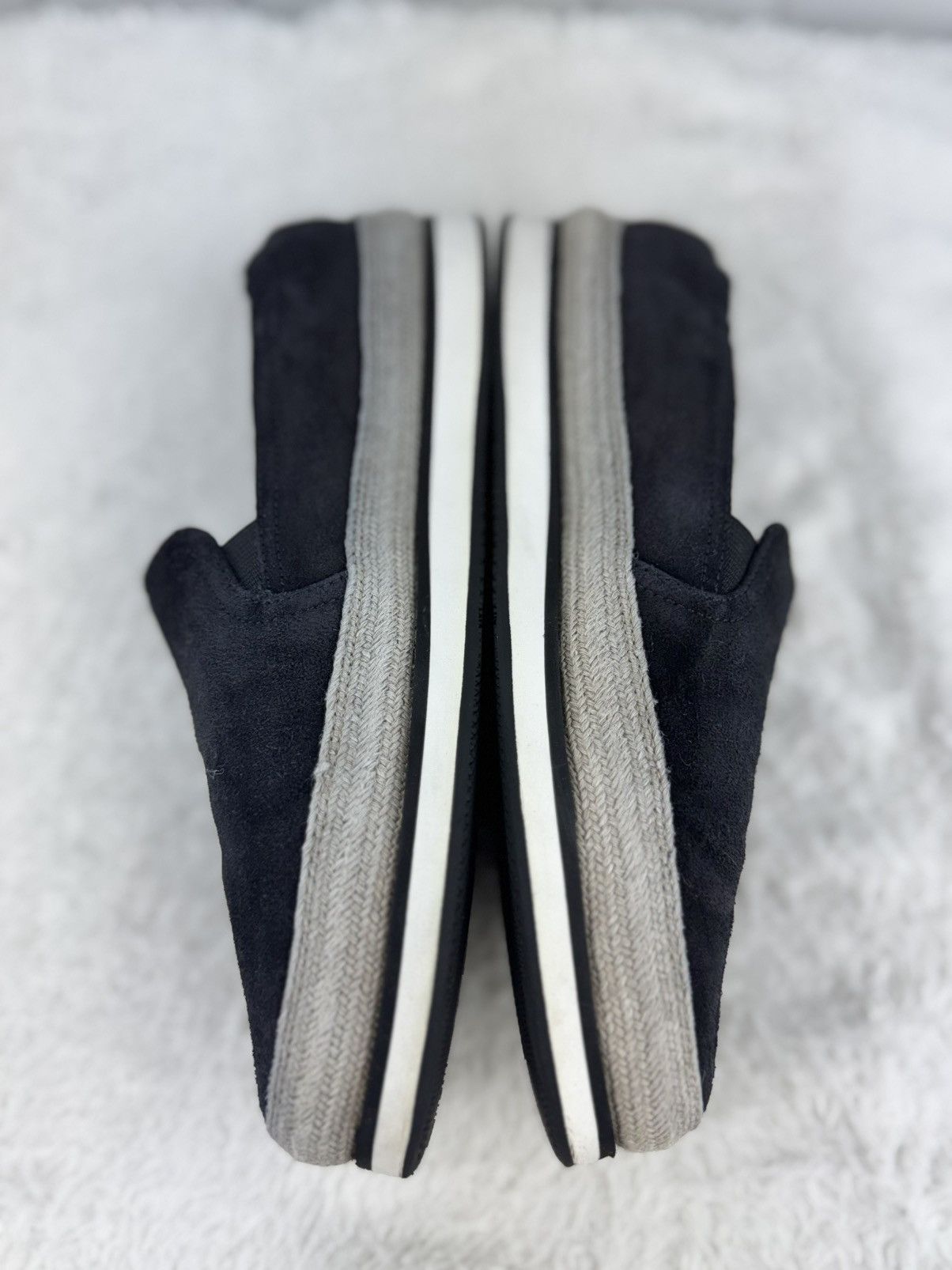 Prada Prada Suede Slip-On Espadrilles Black Size US 7.5 / IT 37.5 - 4 Thumbnail