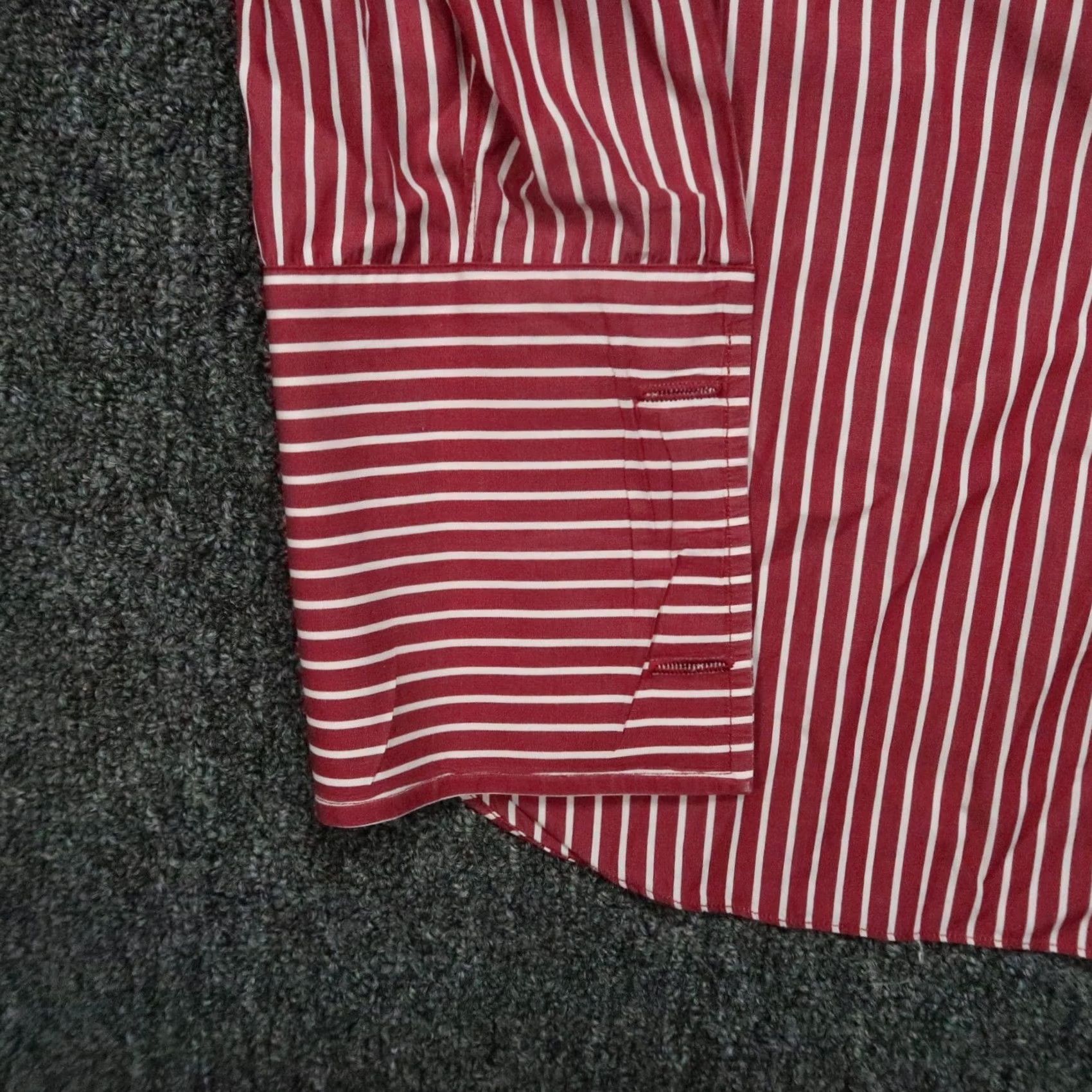 Ralph Lauren Ralph Lauren Purple Label Shirt - Men Large Long Sleeve Red White Striped Italy French Cuff - Size 46 in | eBay Size US L / EU 52-54 / 3 - 4 Thumbnail