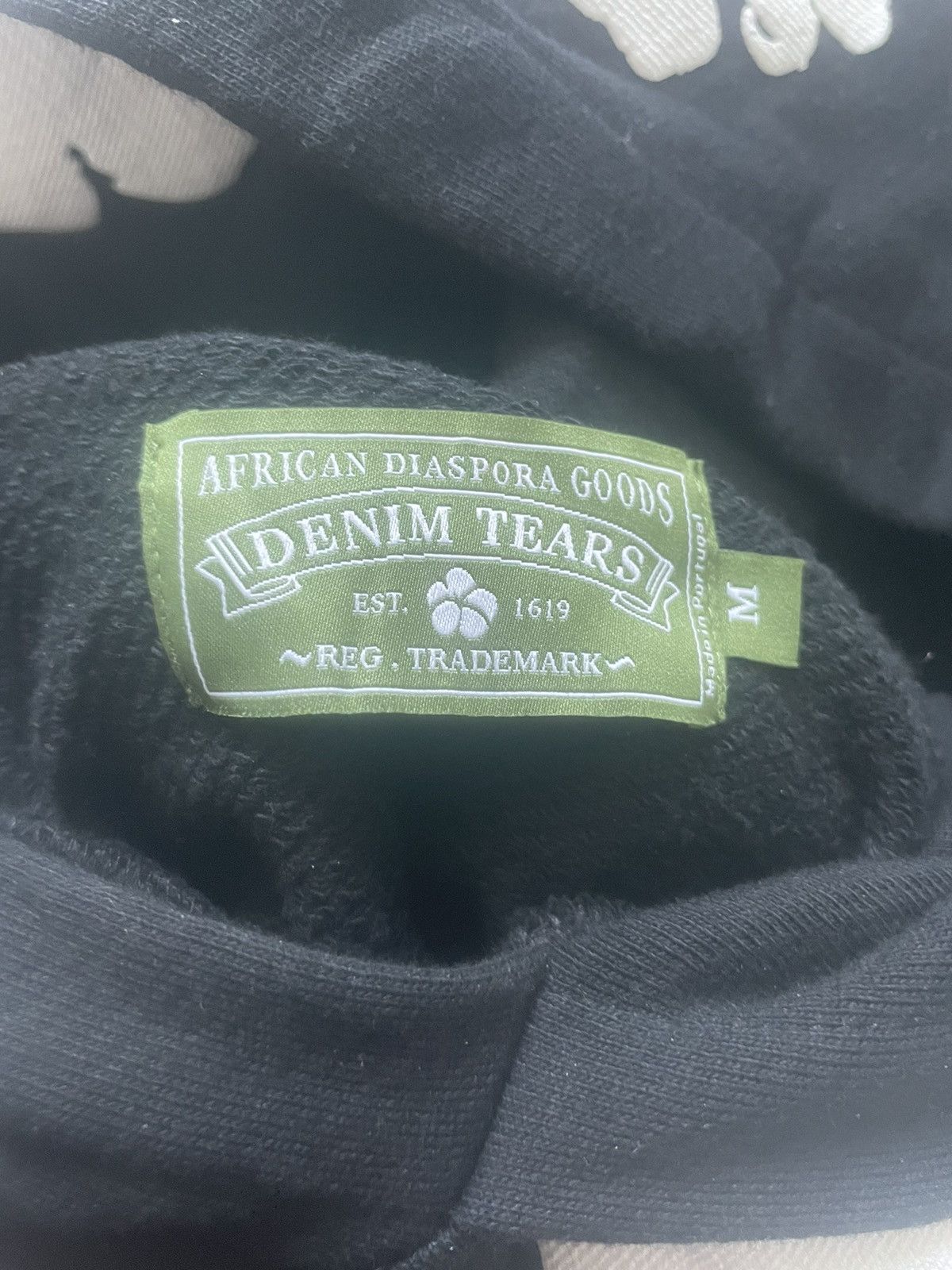 DENIM TEARS Black Denim Tears hoodie Size US M / EU 48-50 / 2 - 6 Thumbnail