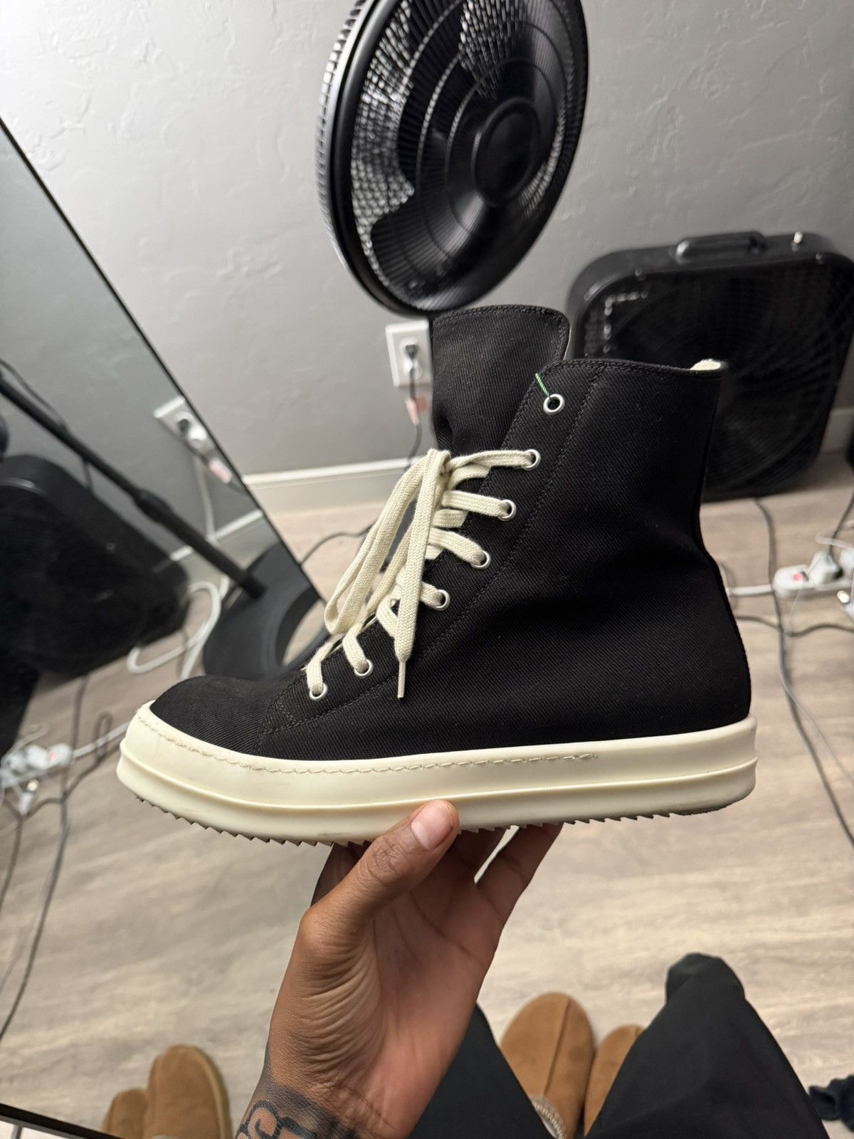 Rick Owens Rick Owens DRKSHDW Temple High Top | Grailed