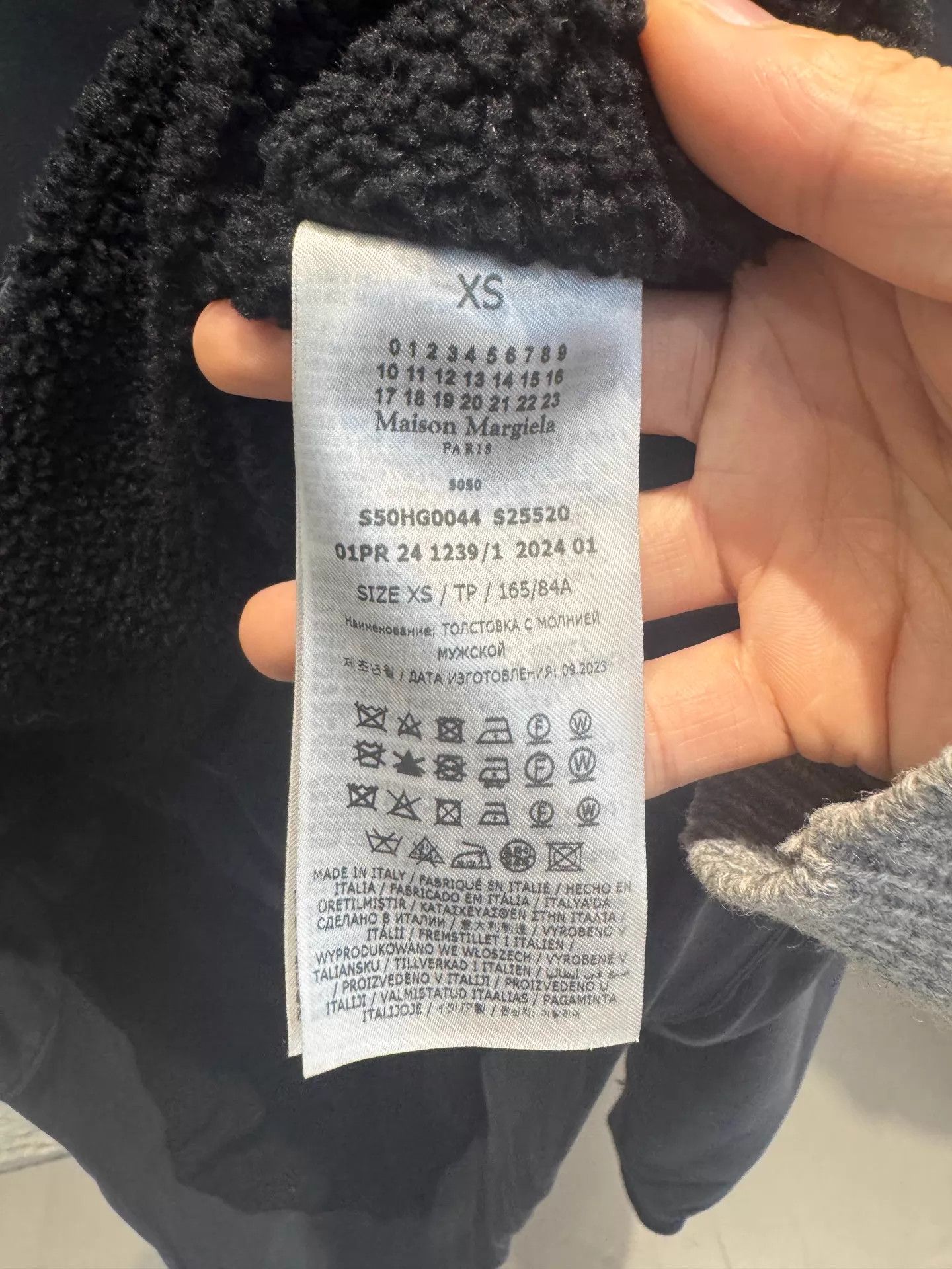 Maison Margiela Maison Margiela oversized zip-up hoodie XS Indigo Gray Size US XS / EU 42 / 0 - 5 Thumbnail