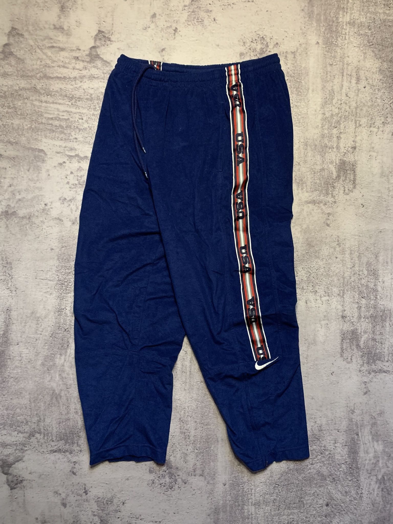 Nike Crazy 90s Vintage Nike USA velour Sweatpants Y2K Size US 32 / EU 48 - 12 Thumbnail