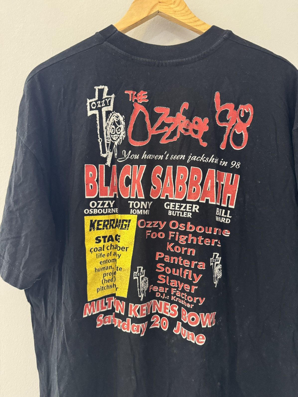 Black Sabbath 90s Black Sabbath All Over Print Single Stitch Bootleg Tee Size US XL / EU 56 / 4 - 7 Thumbnail