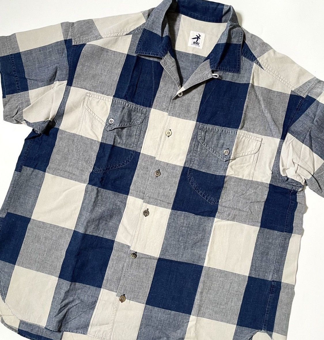 Hai Sporting Gear Vintage hai sporting gear checkered camp shirt Size US L / EU 52-54 / 3 - 2 Thumbnail