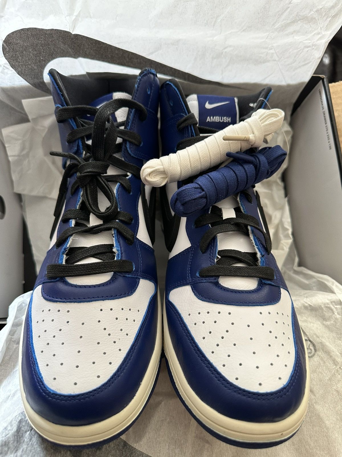 Ambush Design × Nike Nike Dunk High Ambush Blue Deep Royal Size US 11.5 / EU 44-45 - 2 Thumbnail