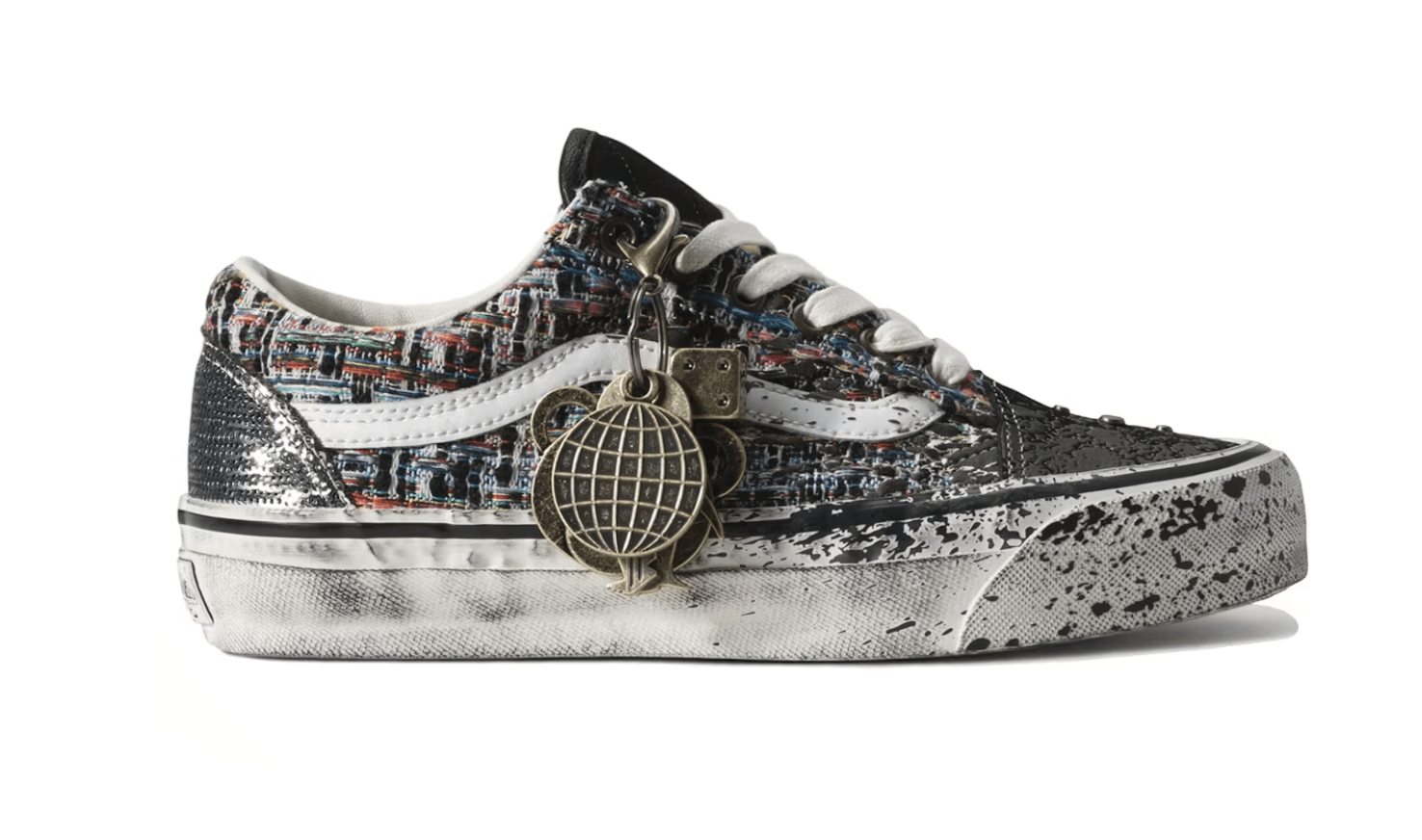 Vans Premium Old Skool Charms Black Grey Size US 5.5 / EU 38 - 1 Preview