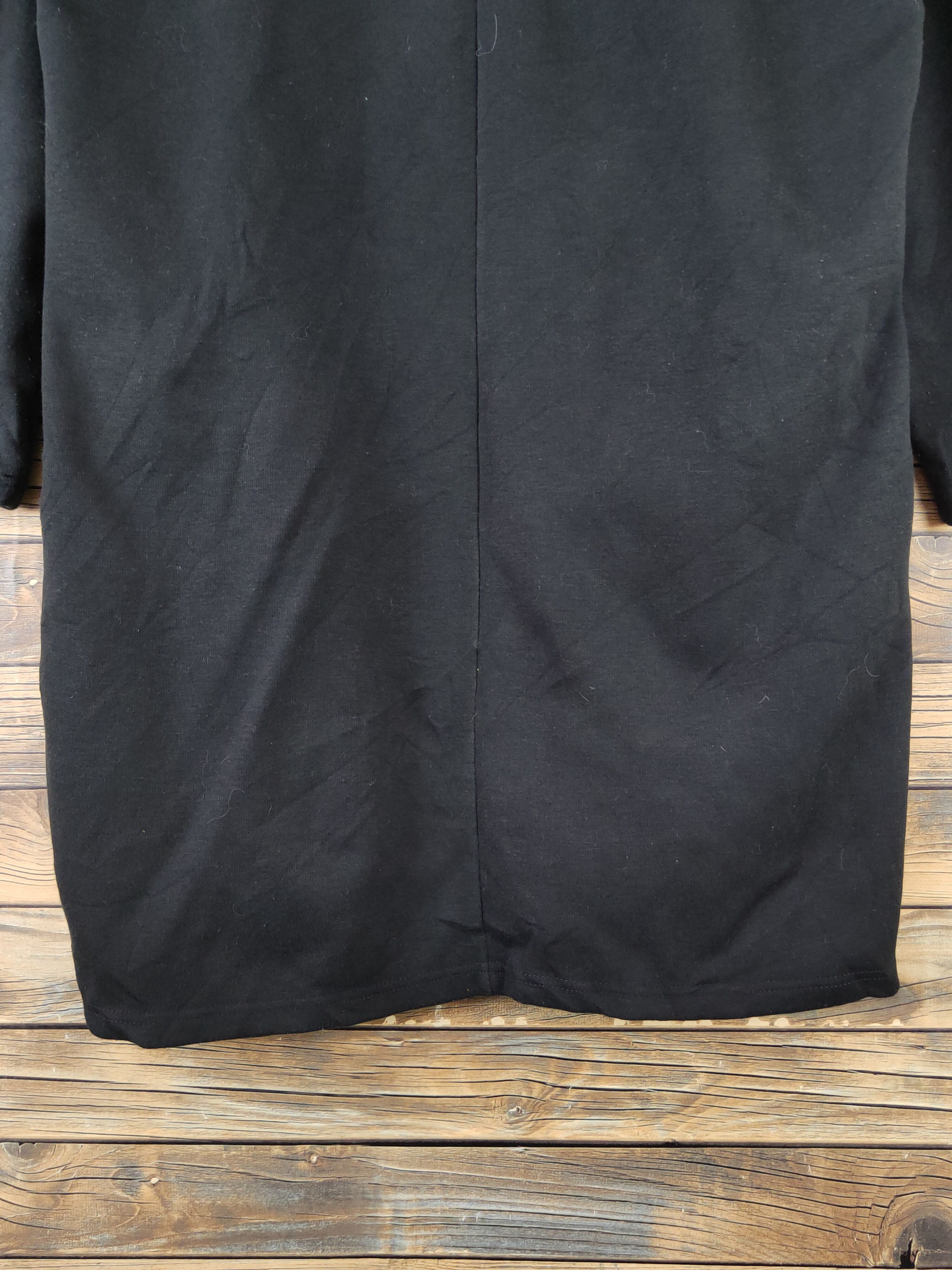 Japanese Brand × Vintage Avant Garde Fashion by Glacier Black Long Cardigan Size L / US 10 / IT 46 - 10 Thumbnail