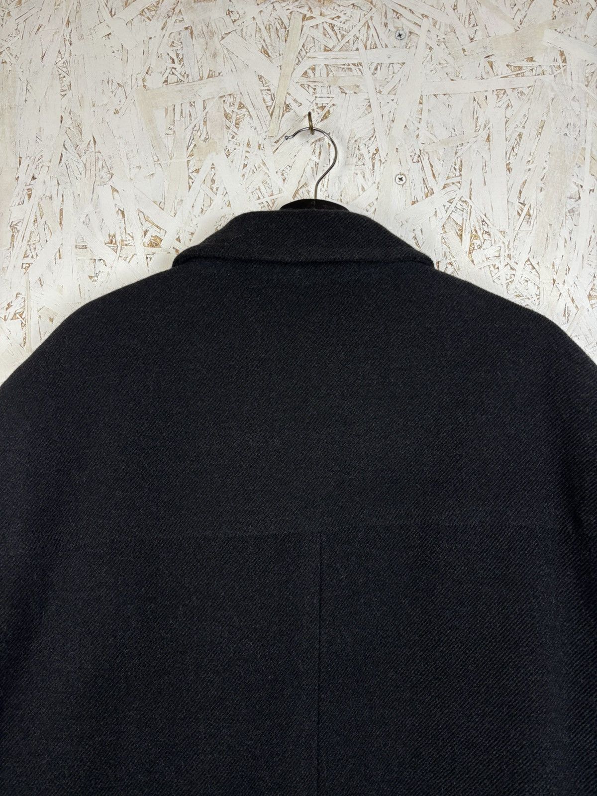 Balmain Balmain Wool Button Up Trench Coat Black Size XL Size US XL / EU 56 / 4 - 6 Thumbnail
