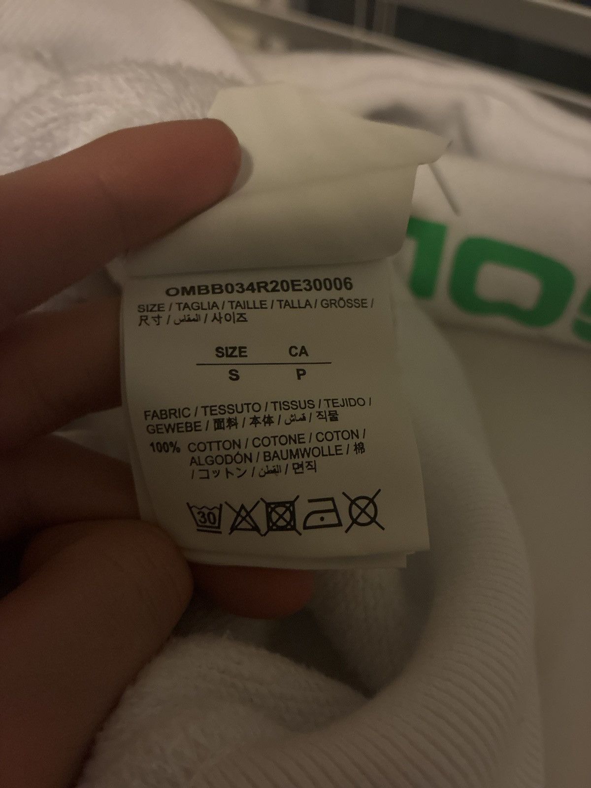 Off-White Off white hoodie white and green Size US S / EU 44-46 / 1 - 7 Thumbnail