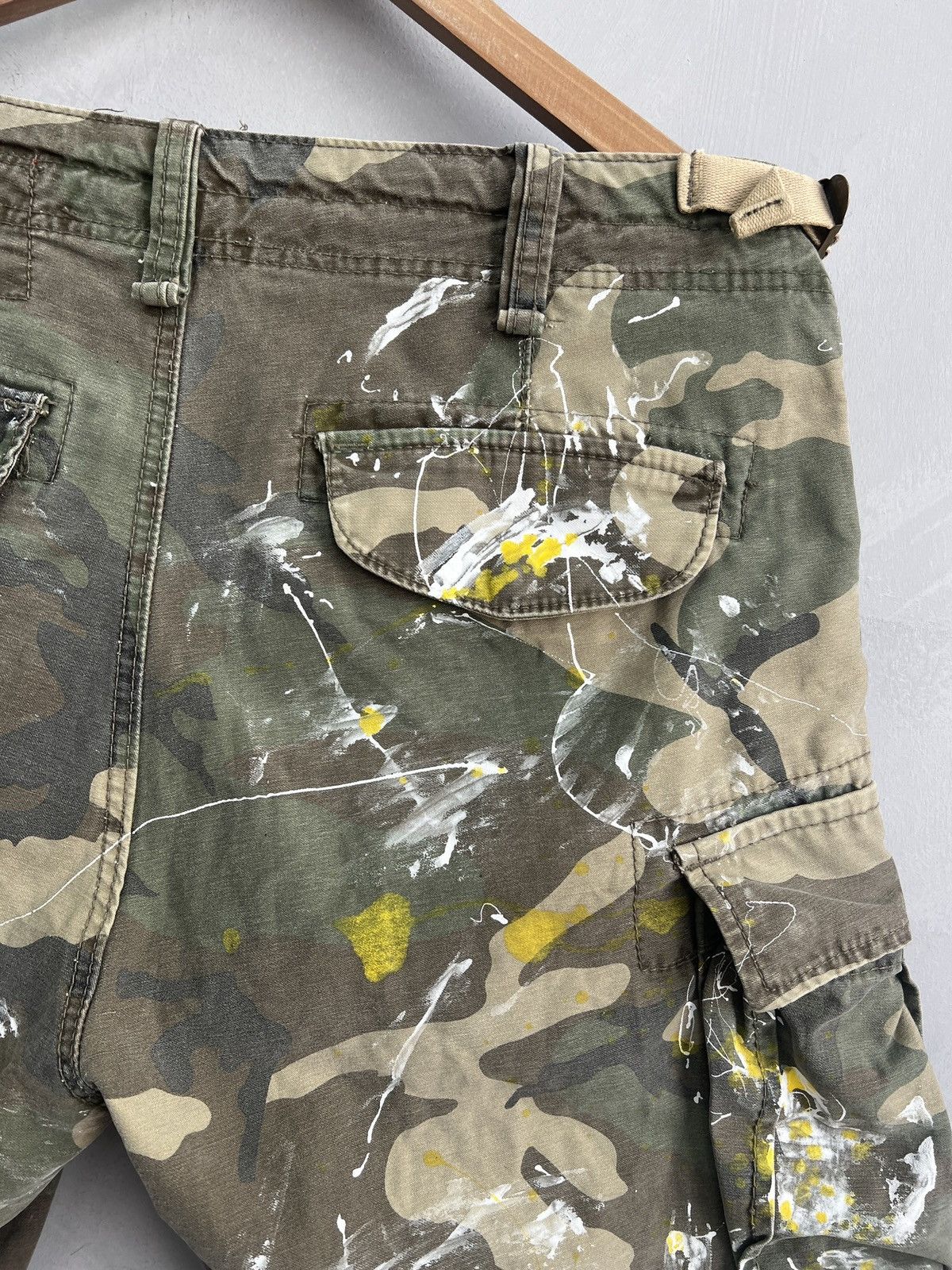 Japanese Brand Vintage RETRO ARMY MILITARY 90s y2k cargo paint shorts pants Size US 30 / EU 46 - 11 Thumbnail