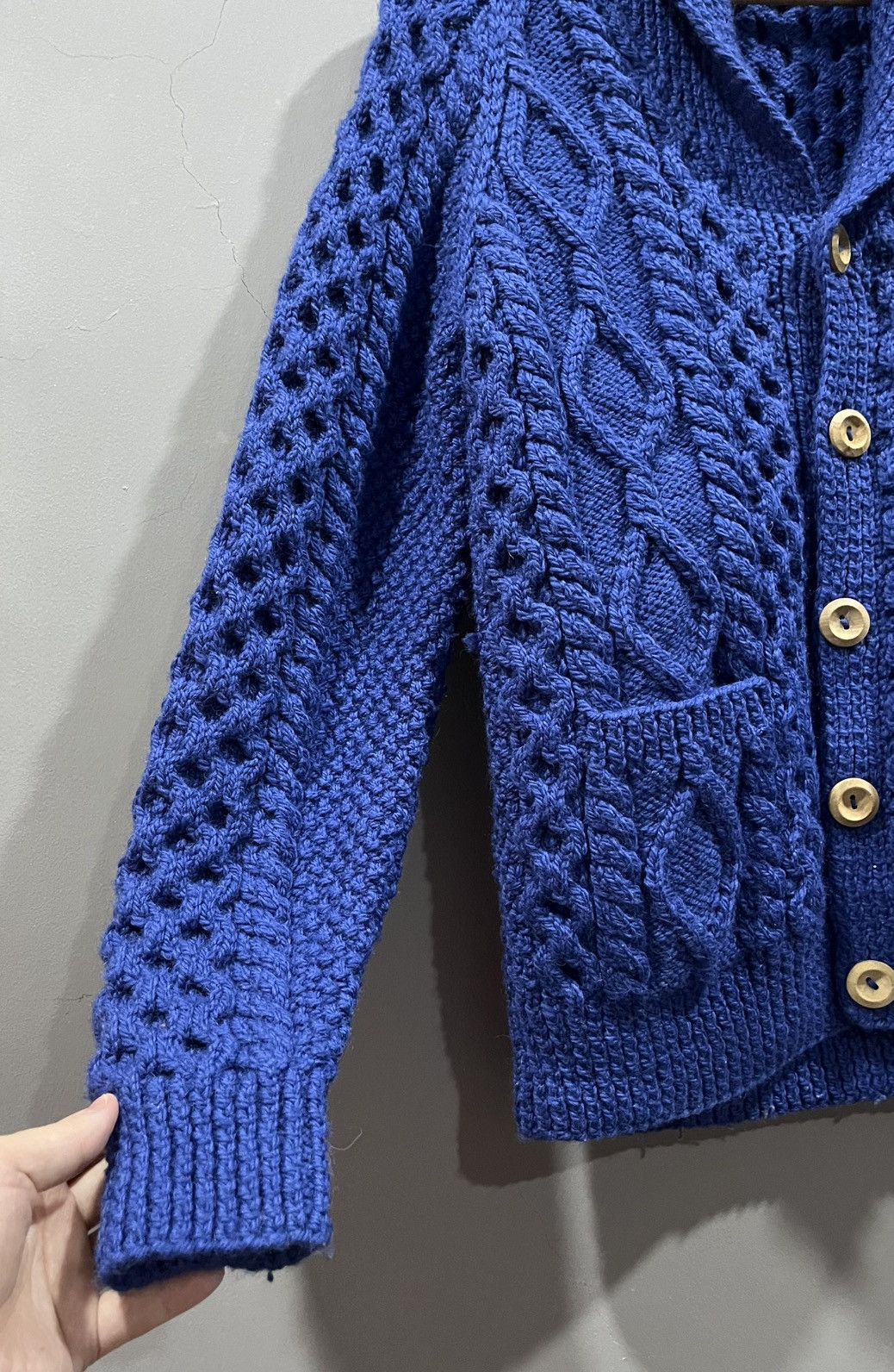 Inverallan Inverallan 6A Shawl Collar Cardigan Jacket Sweater Size US S / EU 44-46 / 1 - 4 Thumbnail