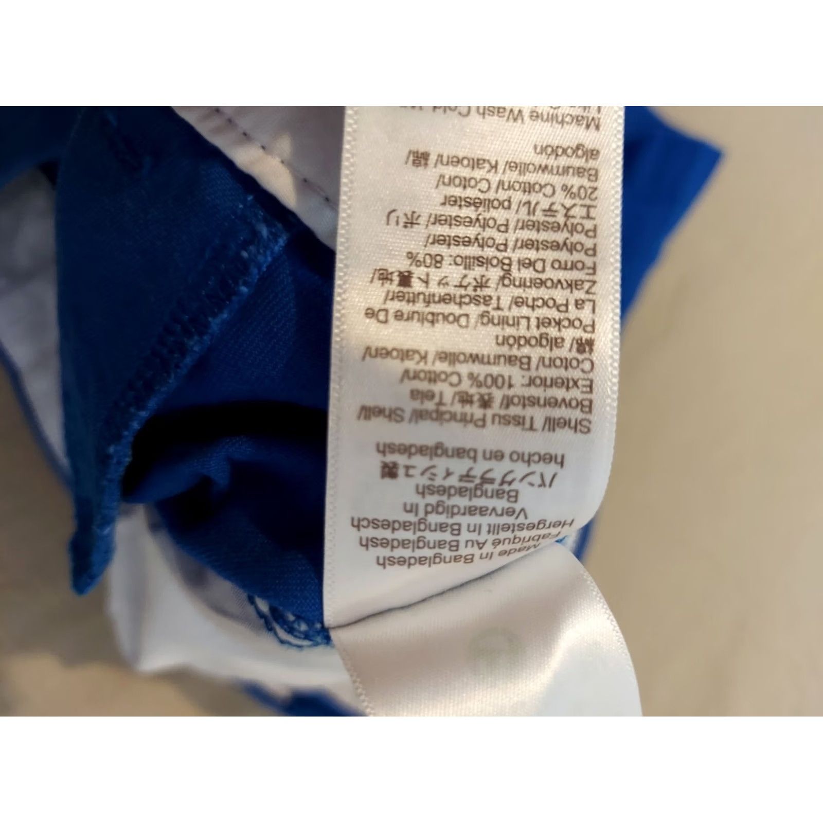 J.Crew Womens Khaki Shorts Blue Cotton Chino J. Crew 10 Size 32" / US 10 / IT 46 - 4 Thumbnail
