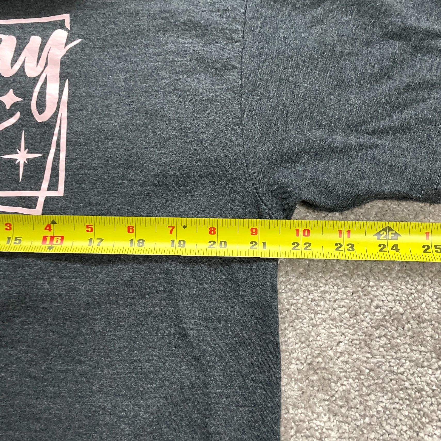 Athletic Works Athletic Works T-Shirt Shirt Unisex Adult L Gray Birthday Graphic Print Crew Neck Short Sleeve Regular Fit AI Size L / US 10 / IT 46 - 7 Thumbnail