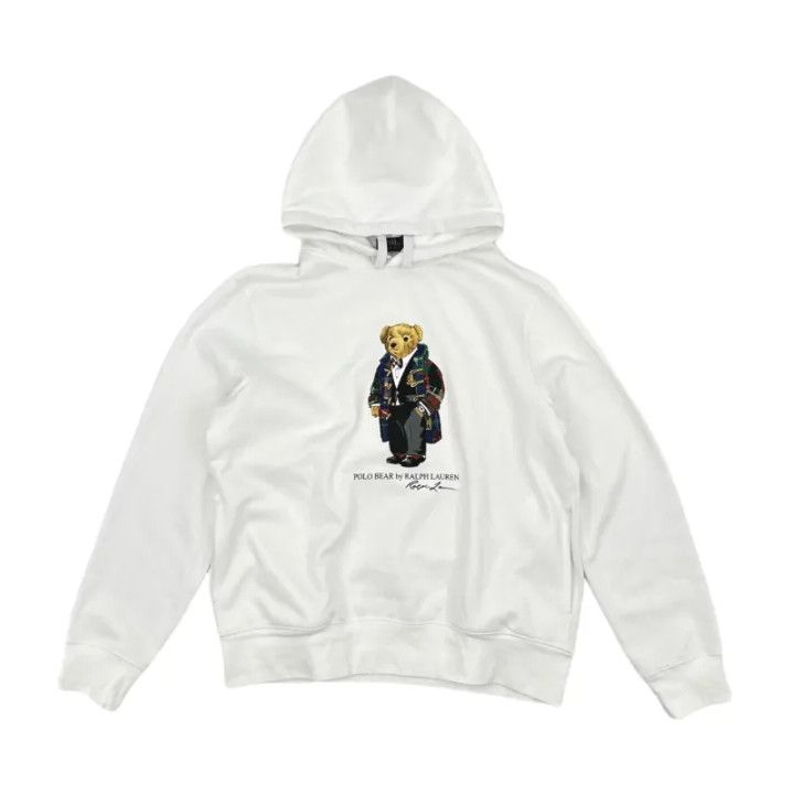 Polo Ralph Lauren Polo Ralph Lauren Bear Print Hooded Sweatshirt Size US L / EU 52-54 / 3 - 1 Thumbnail