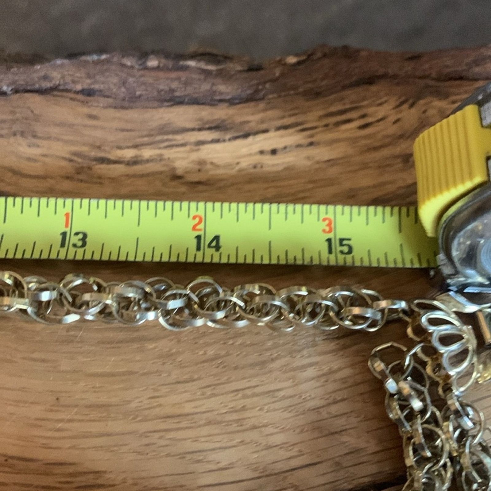 Vintage Triple strand layered gold tiered graduated vintage chains Size ONE SIZE - 9 Thumbnail