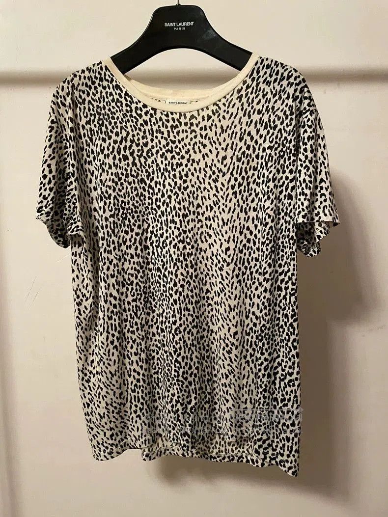 Saint Laurent Paris Babycat T Shirt | Grailed