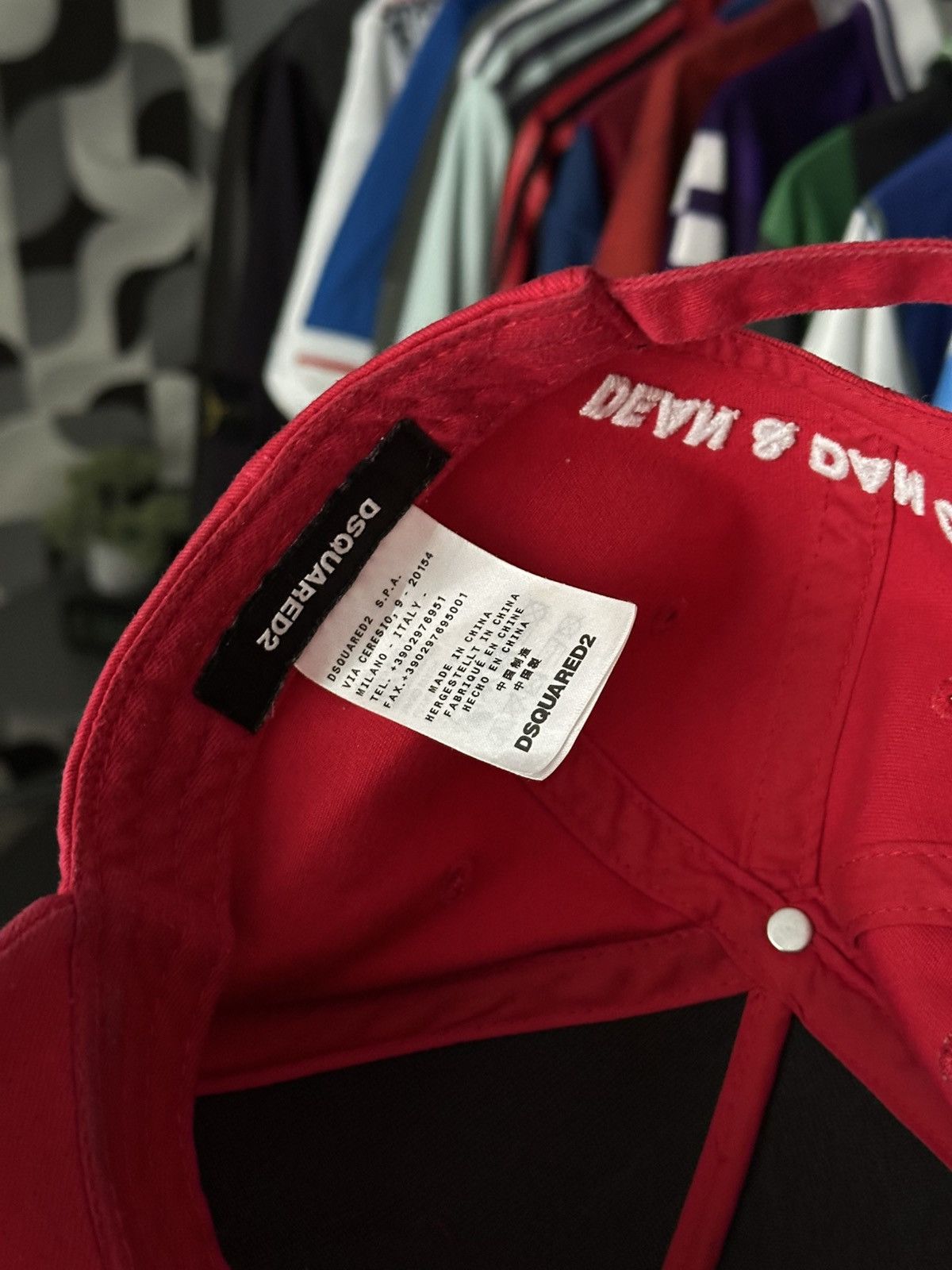 Dsquared2 Dsquared2 ICON Cap Red “Canadian Heritage” Distressed – Rare Size ONE SIZE - 5 Thumbnail