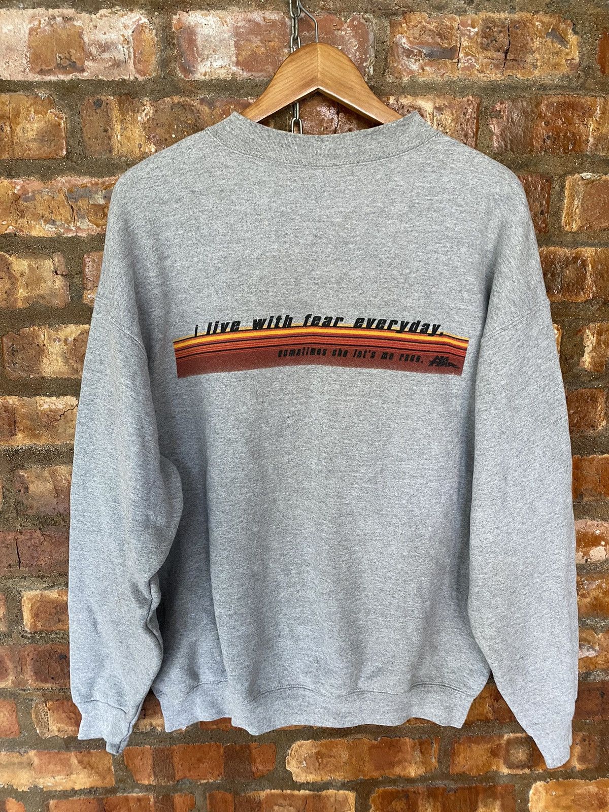 No Fear 90s No Fear Poem sweatshirt Size US L / EU 52-54 / 3 - 3 Thumbnail