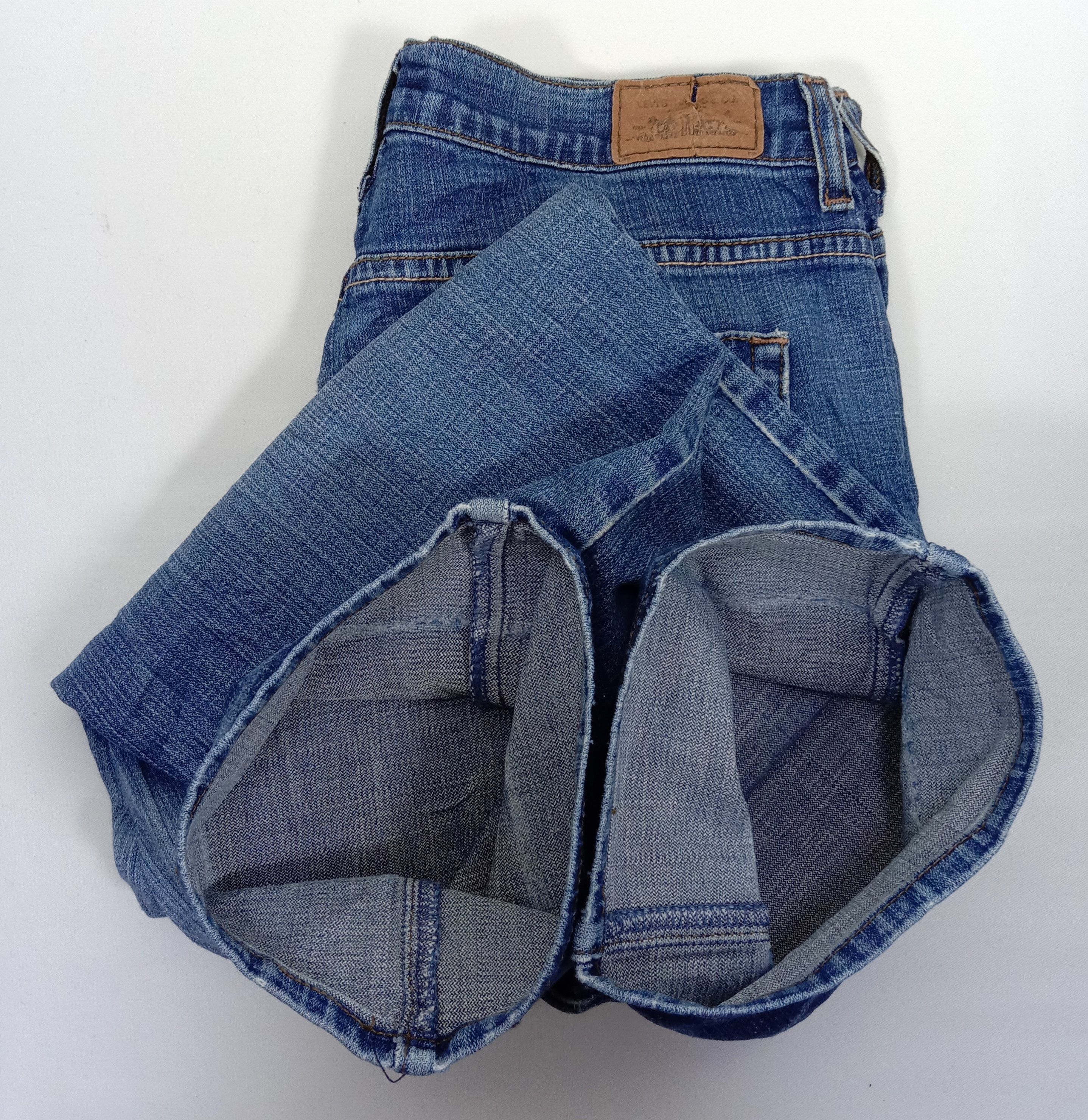 Levi's Vintage Levi's 515 Jeans Capri Blue Wash Denim Size 31" - 12 Thumbnail