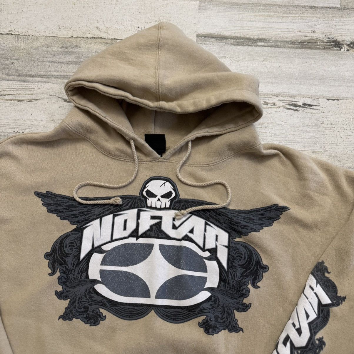 No Fear Vintage Skater Grunge Skull No Fear Spellout Hoodie Size XXL Size US XXL / EU 58 / 5 - 3 Thumbnail