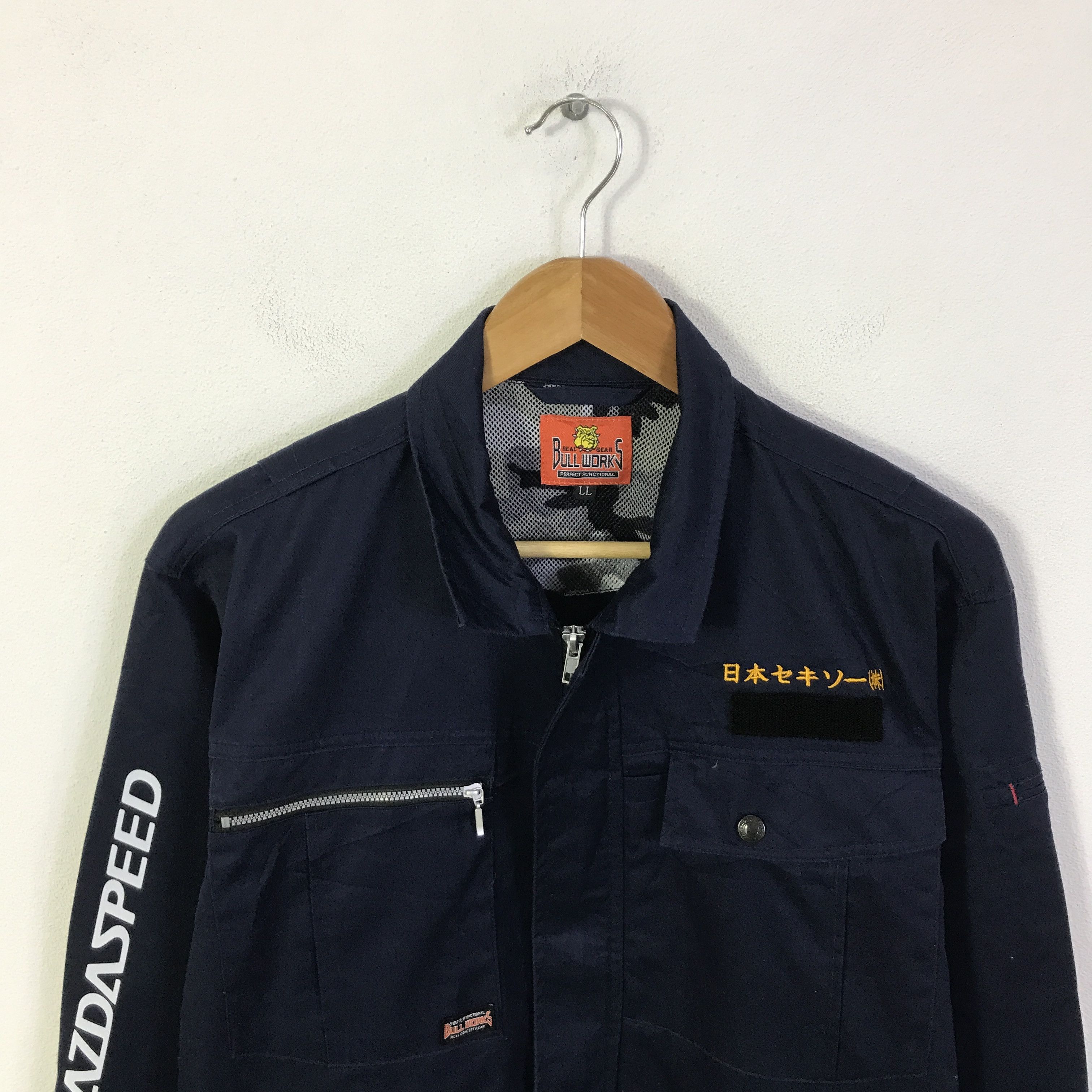 Japanese Brand MazdaSpeed racing Japan uniform jacket K94B20 Size US L / EU 52-54 / 3 - 3 Thumbnail