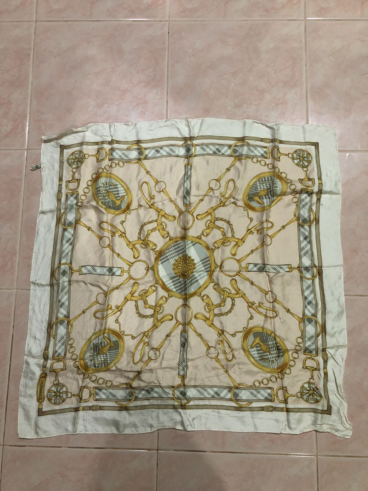 Trussardi Trus Sardi Silk Scarf Size ONE SIZE - 1 Thumbnail
