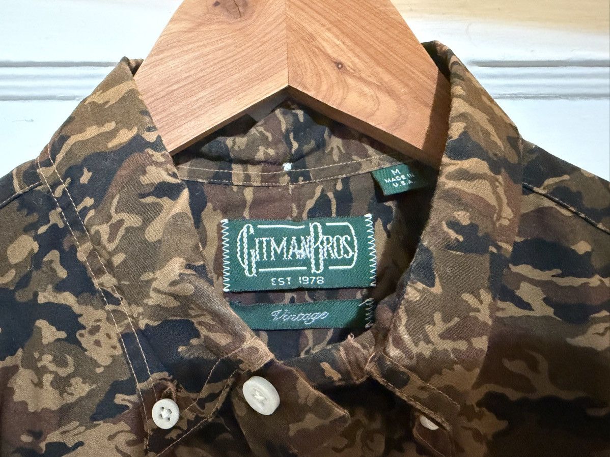 Gitman Bros. Vintage Gitman Bros. Vintage Oxford in Dark Camo Size US M / EU 48-50 / 2 - 2 Thumbnail
