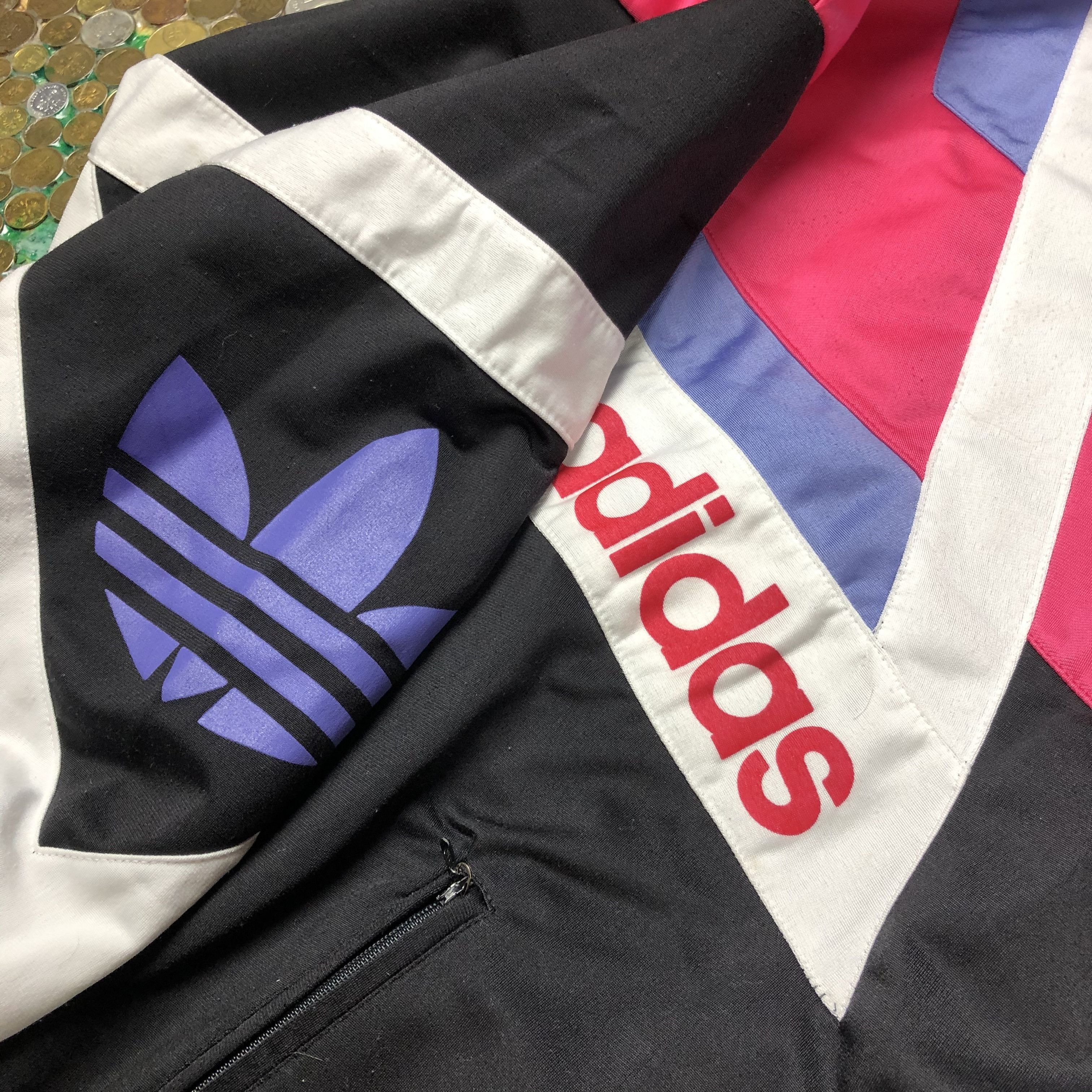 Adidas Adidas old zip tracksuit sweatshirt 90's Size US XL / EU 56 / 4 - 3 Thumbnail