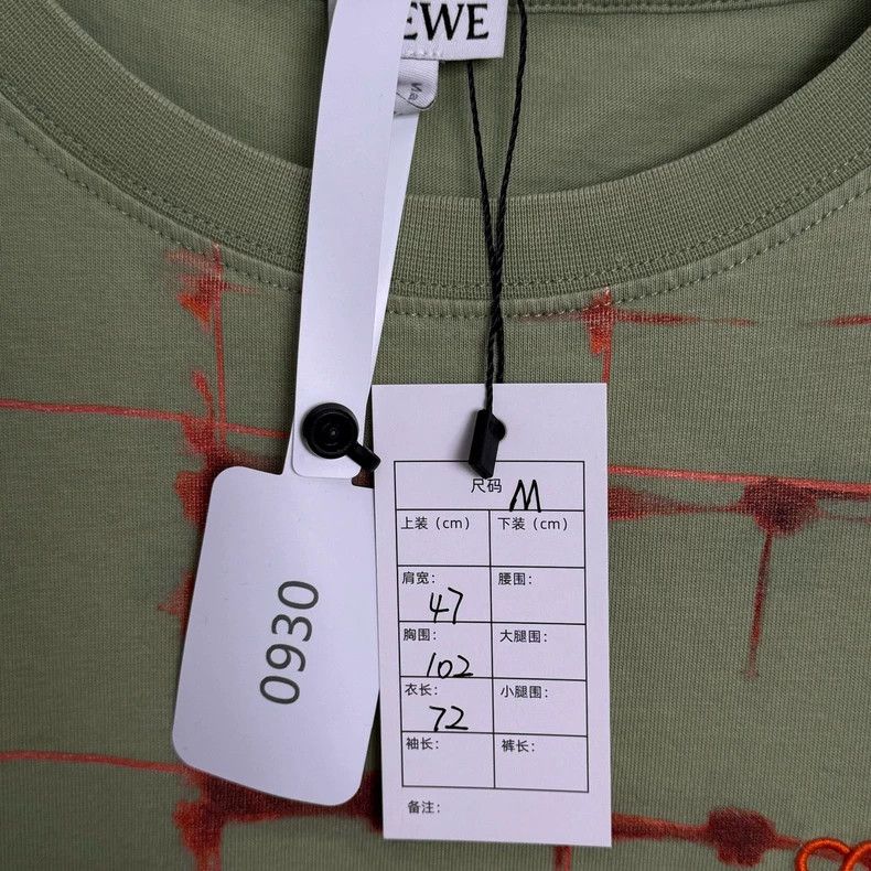 Loewe LOEWE Green embroidered logo short sleeves Size M / US 6-8 / IT 42-44 - 2 Thumbnail