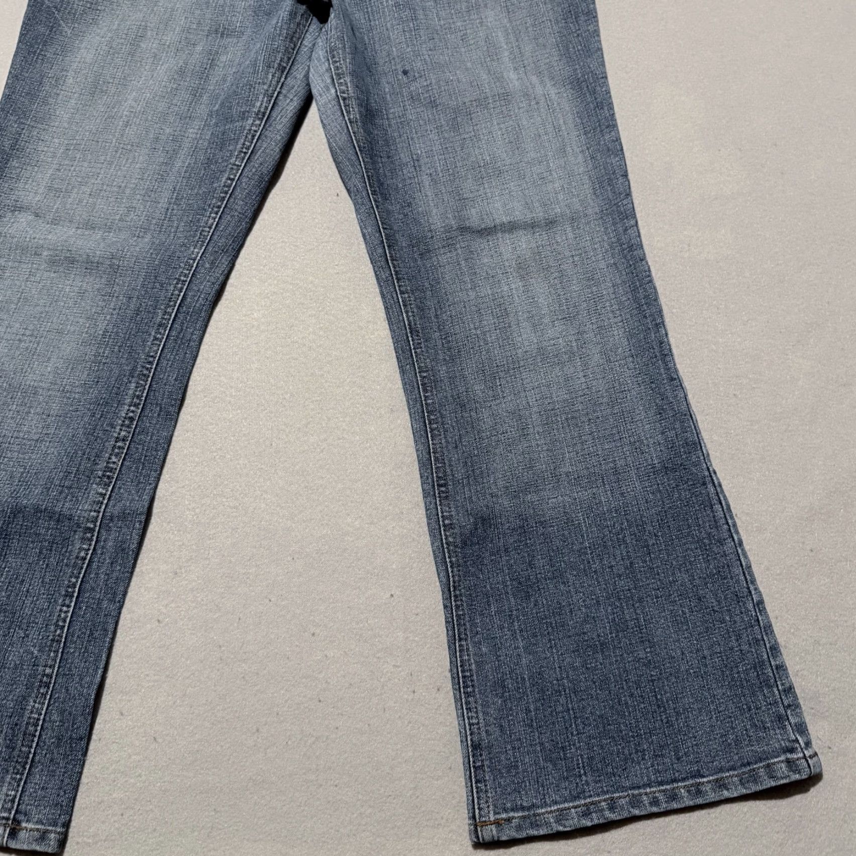 Faded Glory Faded Glory Jeans Women's Blue Mid-Rise Bootcut - 14 Denim, Stretch, 5-Pocket, Regular Fit, Inseam 27 in, Vintage No Size 36" / US 14 / IT 50 - 6 Thumbnail