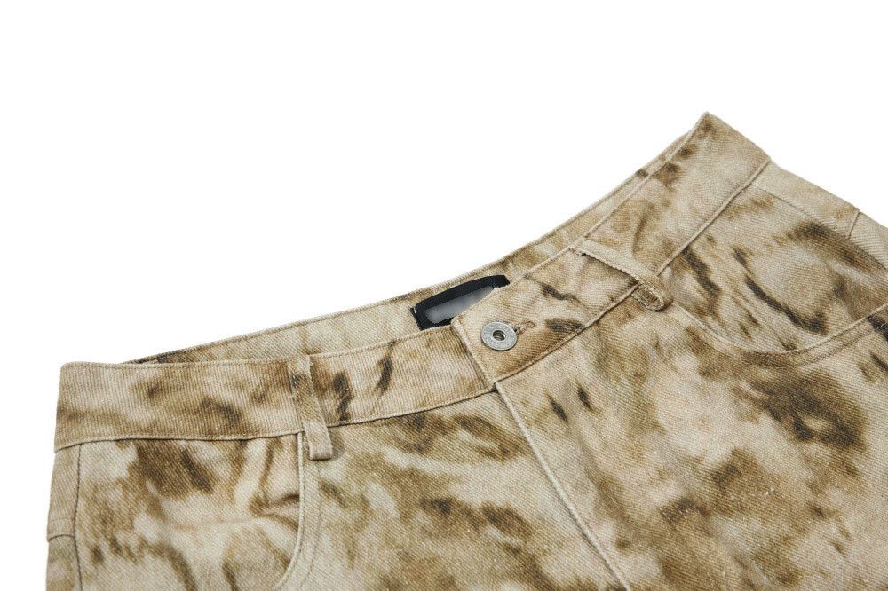 Vintage Men's retro trend street tie-dye camouflage casual trousers Size US 32 / EU 48 - 3 Thumbnail
