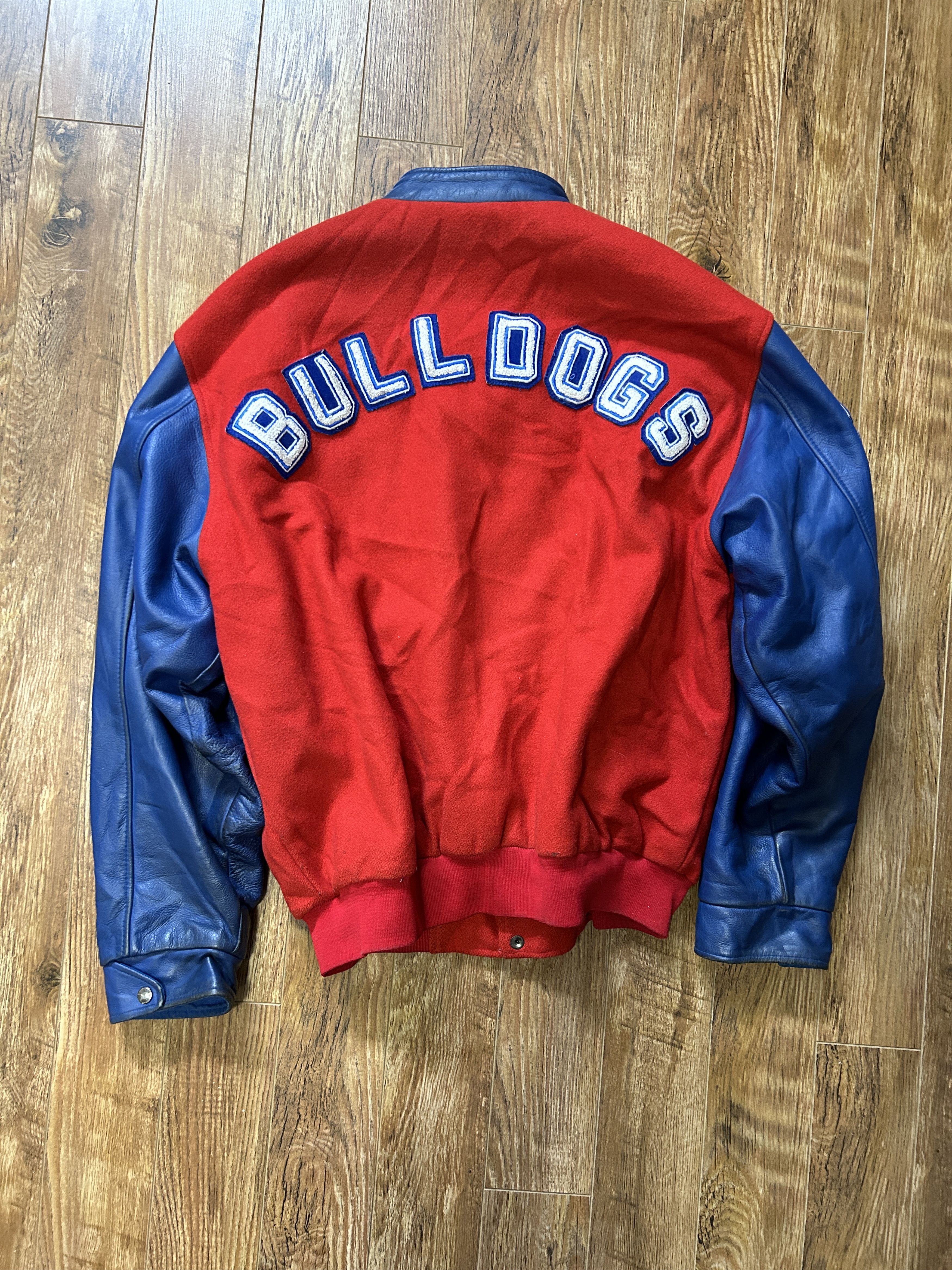 Vintage Vintage x Football Varsity Jacket Size US XL / EU 56 / 4 - 2 Thumbnail
