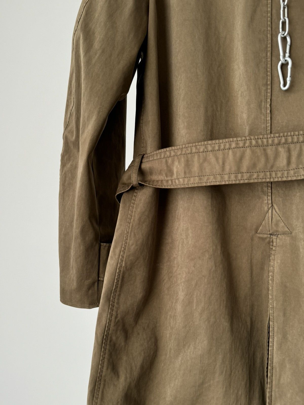 Japanese Brand × Ten C Ten C Double Breasted Belted Khaki Long Trench Coat Size US S / EU 44-46 / 1 - 12 Thumbnail