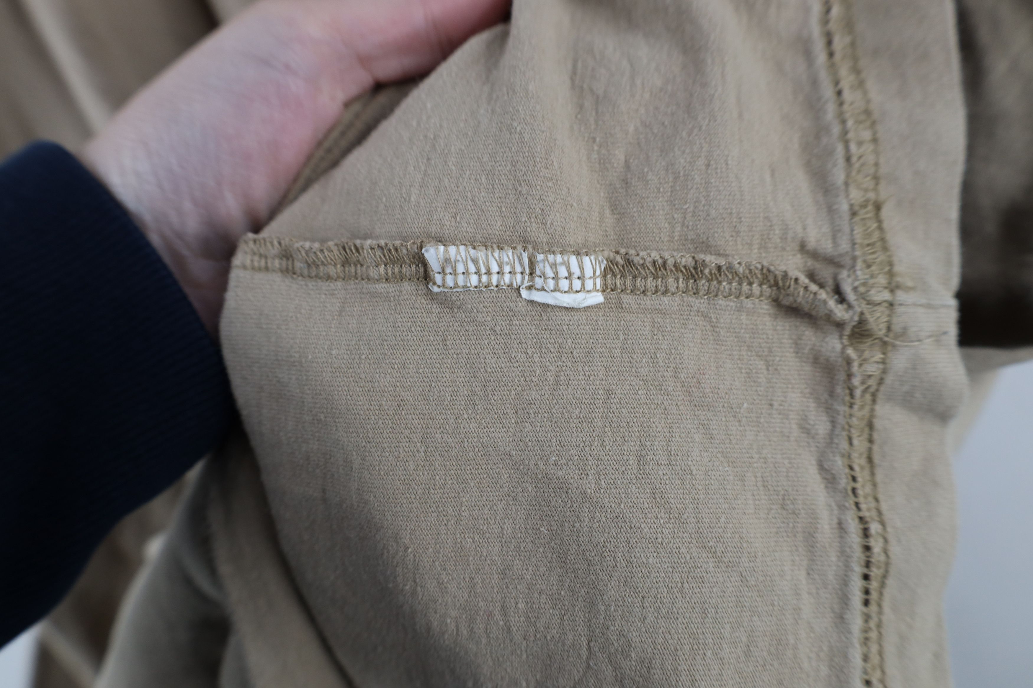 Dickies × Vintage Vintage Y2K Dickies Spell Short Sleeve Henley T-Shirt Beige Size US XL / EU 56 / 4 - 9 Thumbnail