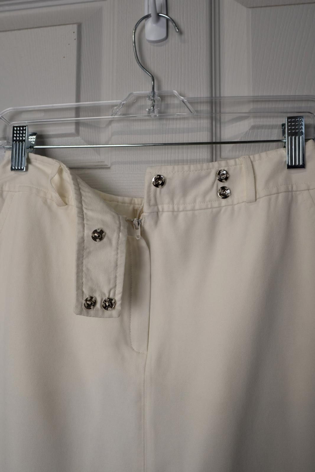 Vintage 90's XC Long White Maxi Skirt Size 27" / US 4 / IT 40 - 3 Thumbnail