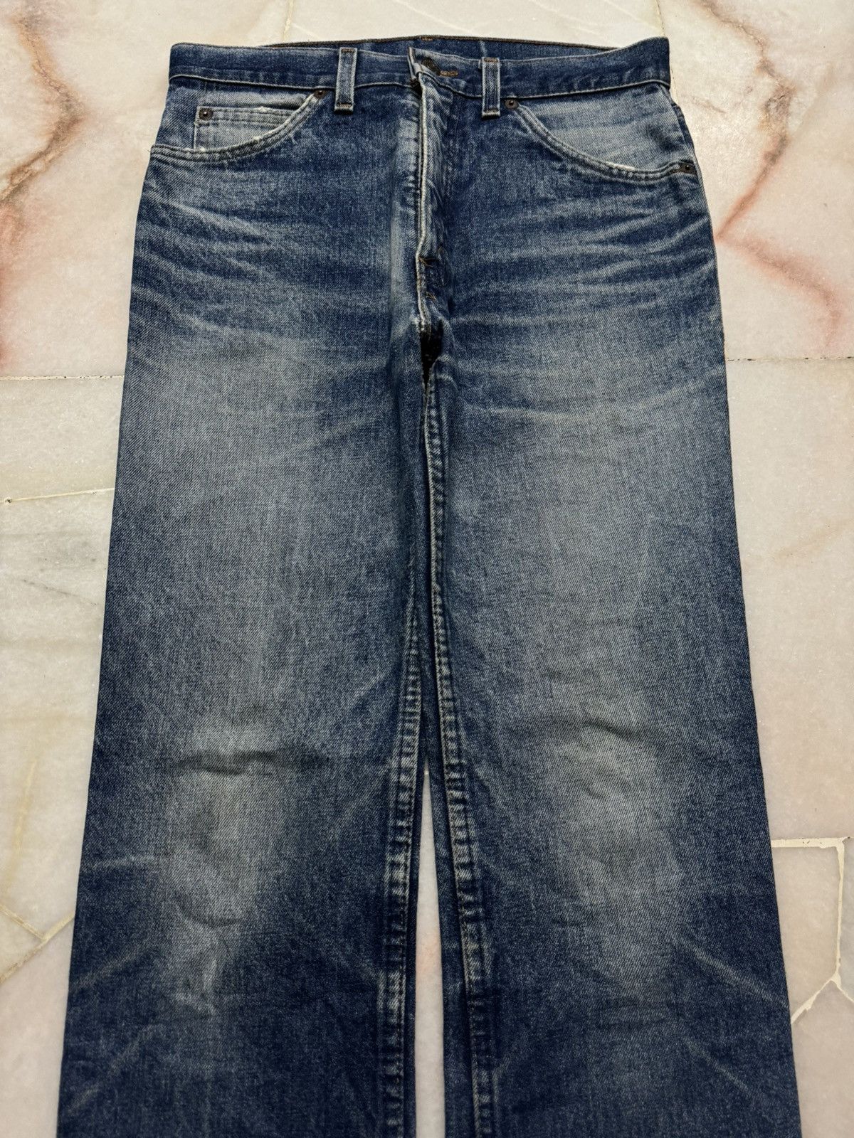 Levi's 💥INSANE💥VINTAGE Y2K LEVIS SAND WASHED DISTRESSED ORANGE TAB Size US 29 - 3 Thumbnail