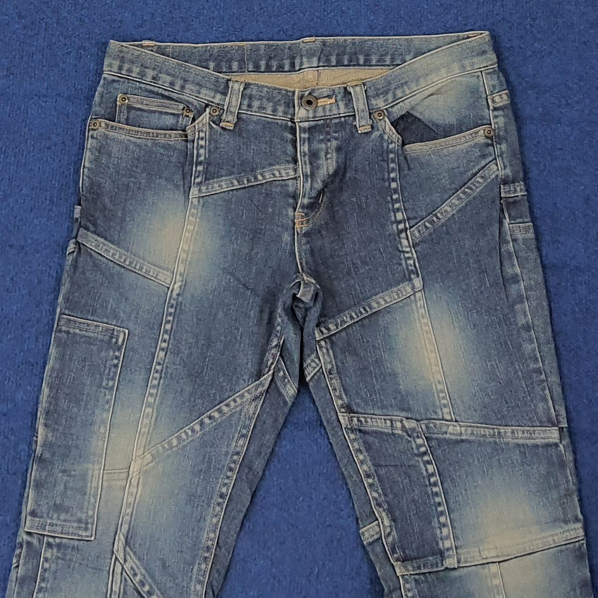 Hysteric Glamour Vintage Hysterics Patchwork Flare Custom Logo Jeans C265N4 Size 31" - 5 Thumbnail