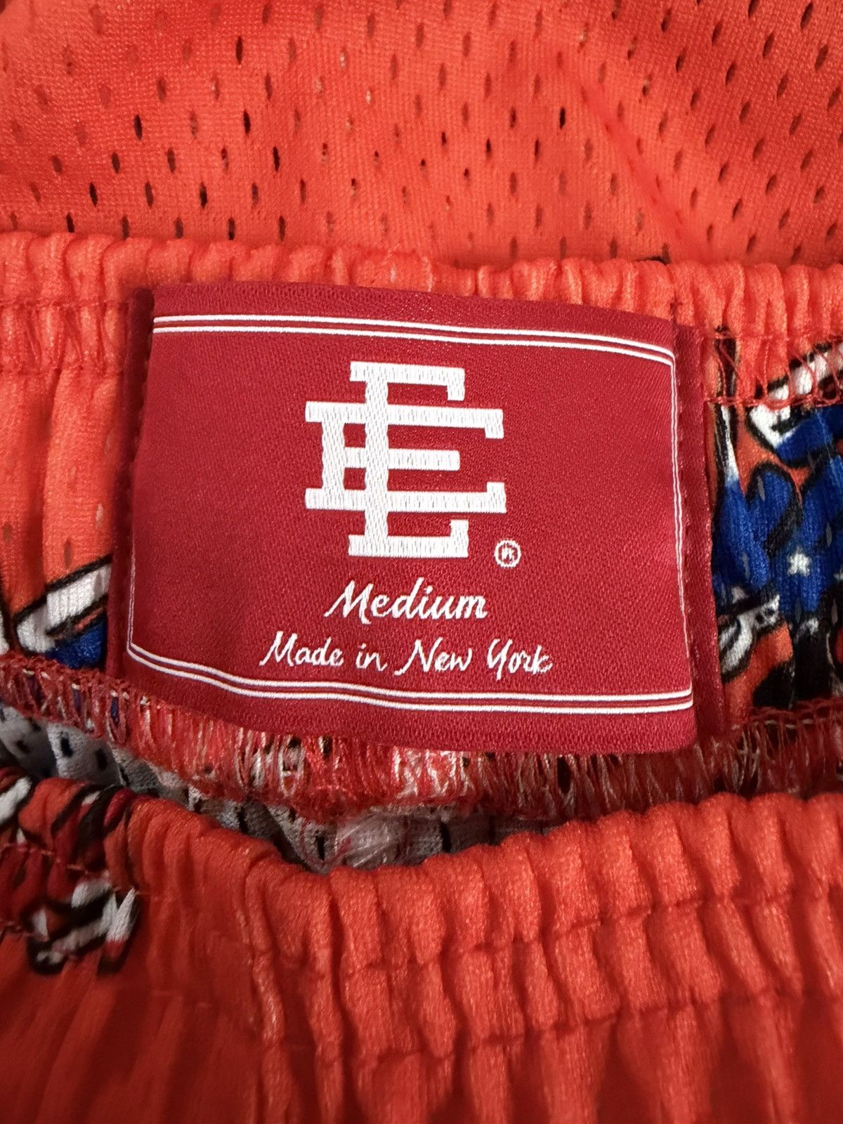 Matty Boy MEDIUM Eric Emanuel Matty Boy Orange Mesh IN HAND SHIPS ASAP Size US 32 / EU 48 - 7 Thumbnail