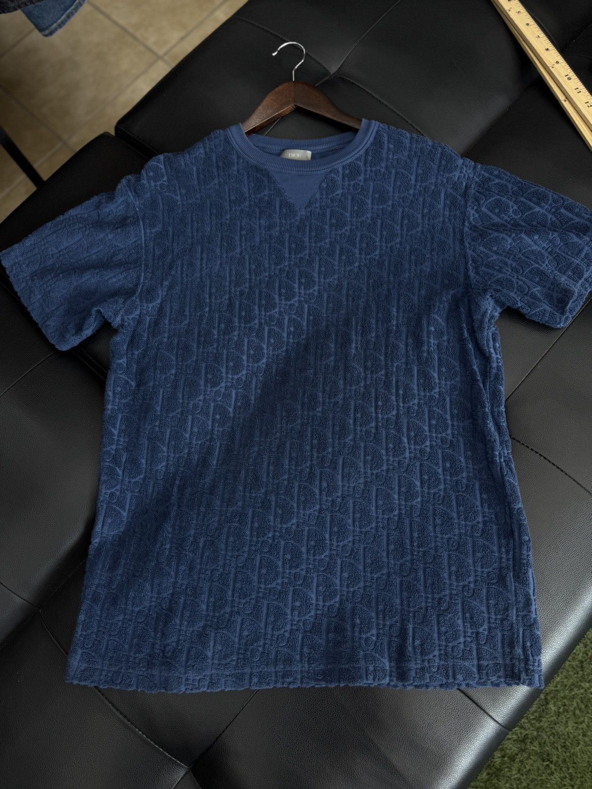 Dior Dior Oblique Blue Exlusive Color Tee Shirt Size Small Size US S / EU 44-46 / 1 - 13 Thumbnail