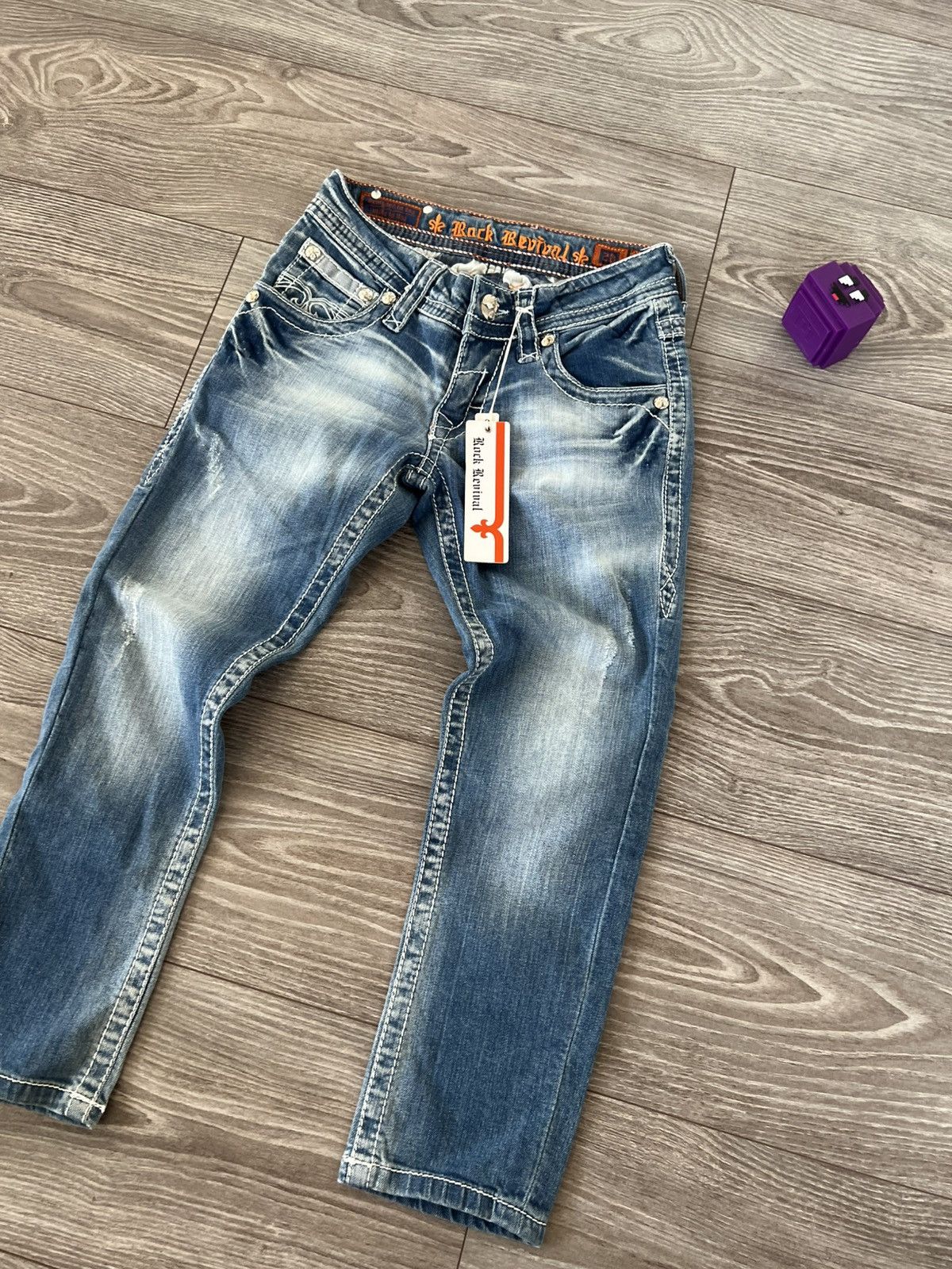Rock Revival ‼️New Rock Revival Made in USA RRP:210€ Selvage Jeans Size US 28 / EU 44 - 7 Thumbnail