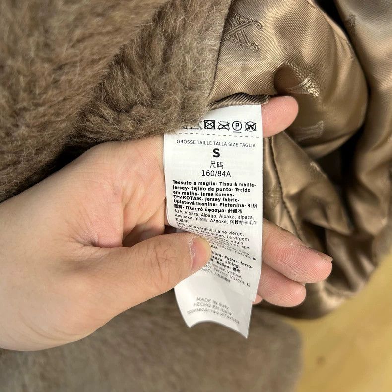 Max Mara Max Mara Honey Tea Sand Teddy Bear Short Coat Size S / US 4 / IT 40 - 4 Thumbnail