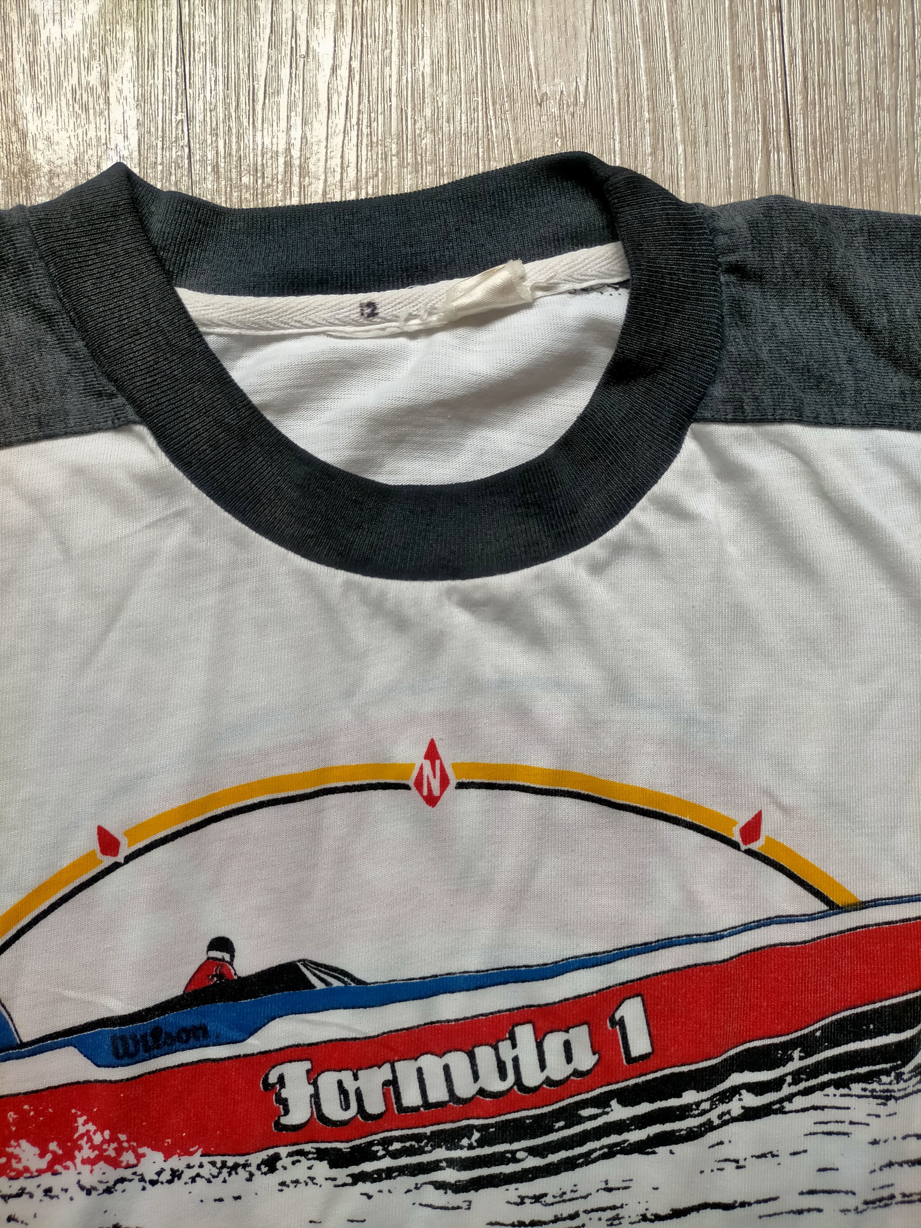 Vintage Vintage 80s Formula 1 Off Shore Racing Team tee Size US S / EU 44-46 / 1 - 3 Thumbnail