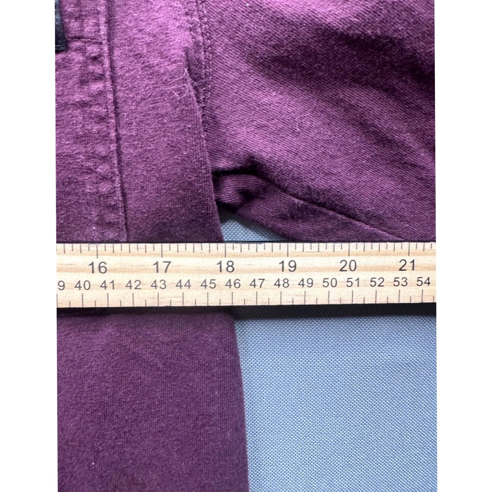 Wrangler Wrangler Workwear Shirt Long Sleeve Burgundy Mens S/CH Pocket Cotton Size US S / EU 44-46 / 1 - 5 Thumbnail