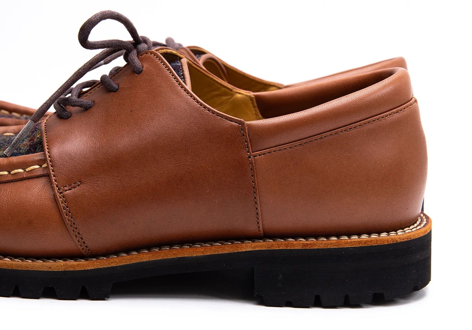 Junya Watanabe T and Leather Austrian Shoes in Brown, Size 27cm Size US 9 / EU 42 - 6 Thumbnail